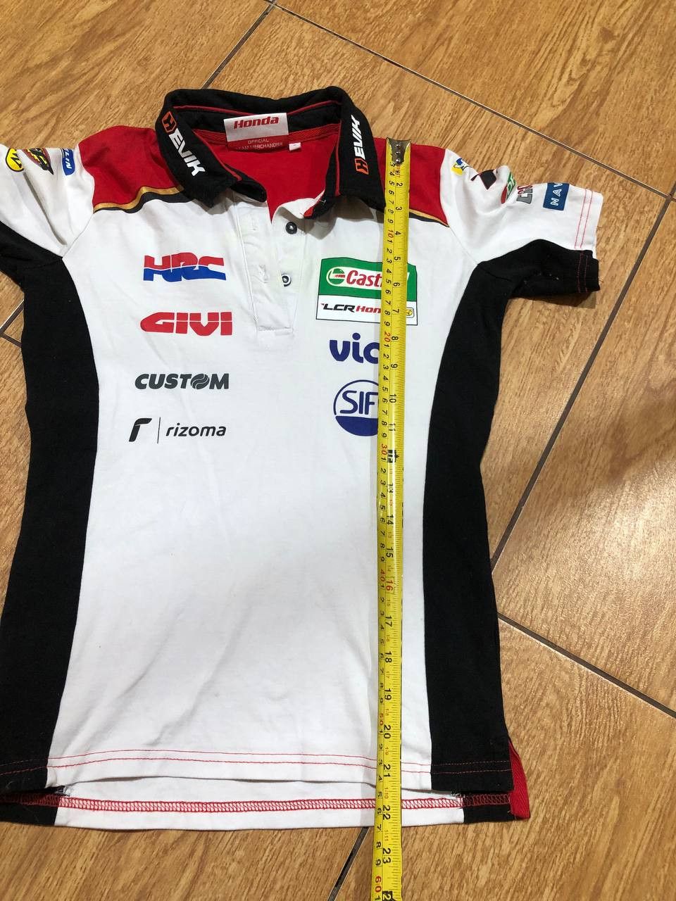 Honda Y2K Polo Honda logo castrol T-shirt Vintage LCR team Size US S / EU 44-46 / 1 - 16 Thumbnail