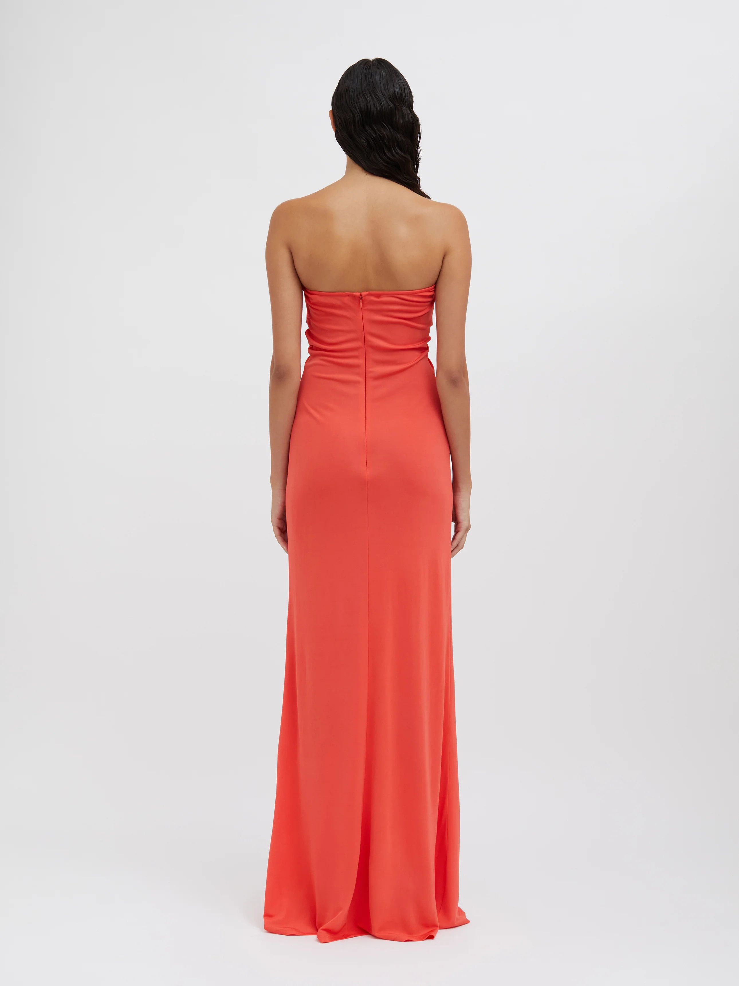 Christopher Esber Arced Palm Strapless Dress Size M / US 6-8 / IT 42-44 - 3 Thumbnail
