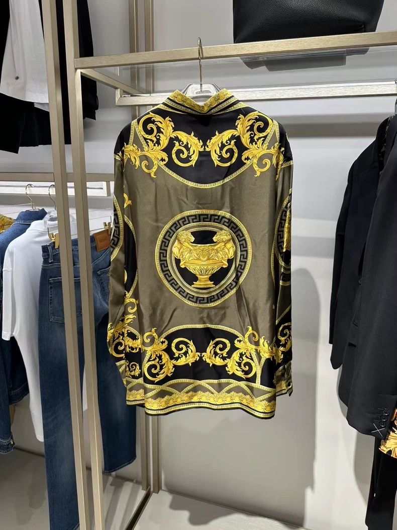 Versace Versace Silk shirt Size US L / EU 52-54 / 3 - 3 Thumbnail