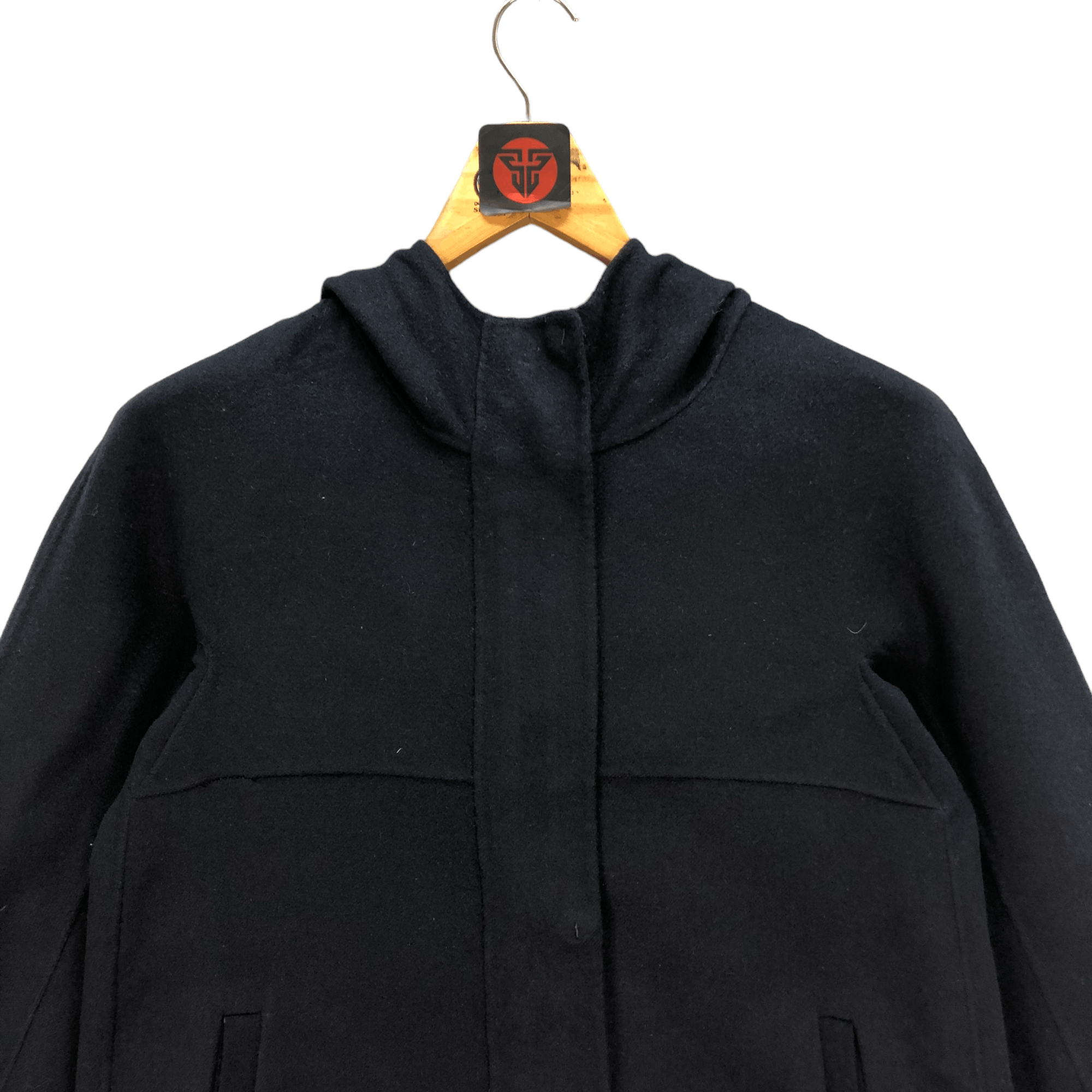 Max Mara 'S MAX MARA HOODED WOOL BLEND OVERCOAT JACKET #6845-90 Size S / US 4 / IT 40 - 2 Thumbnail