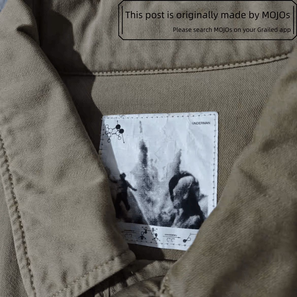 Undercover Sz 3 Undercover 11SS Underman Mud Wash Denim Jacket Size US L / EU 52-54 / 3 - 3 Thumbnail