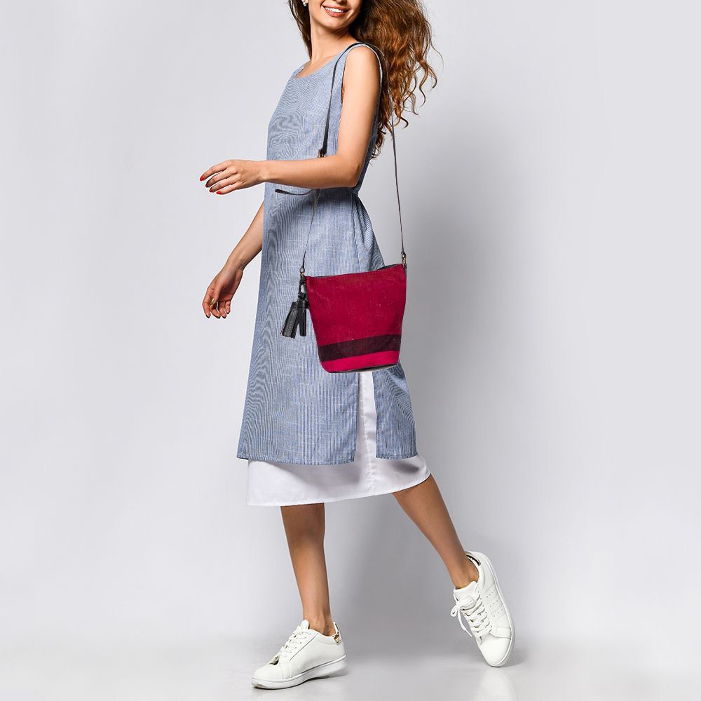 Burberry Authentic Burberry Mega Check Ashby Tassel Mini Bucket Bag Size ONE SIZE - 1 Thumbnail
