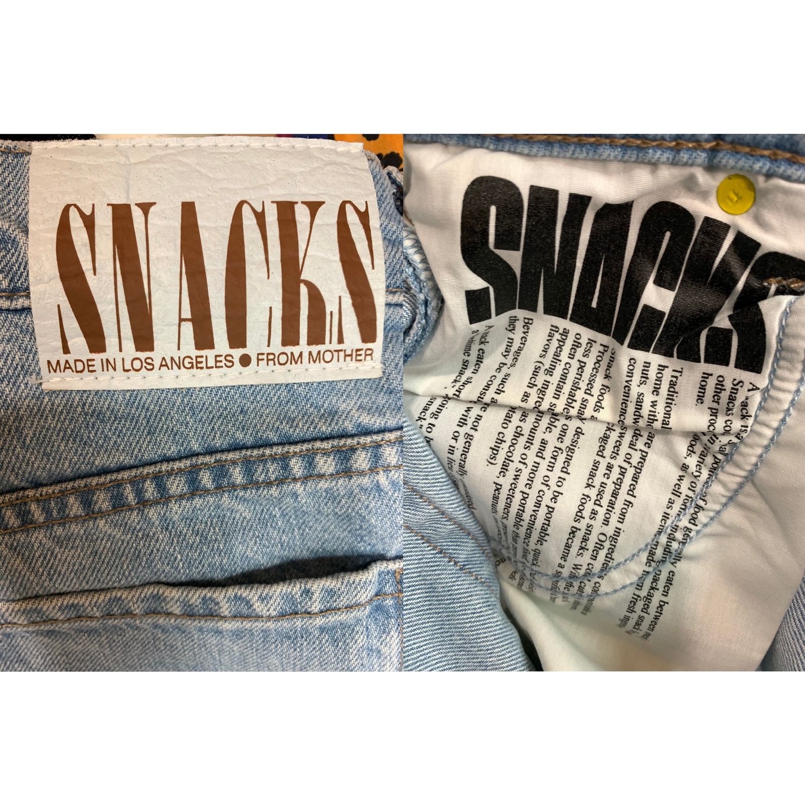 MOTHER New MOTHER Snacks Denim Shorts | The Pleated Fun Dip | 24 Size 24" / US 00 / IT 34 - 9 Thumbnail