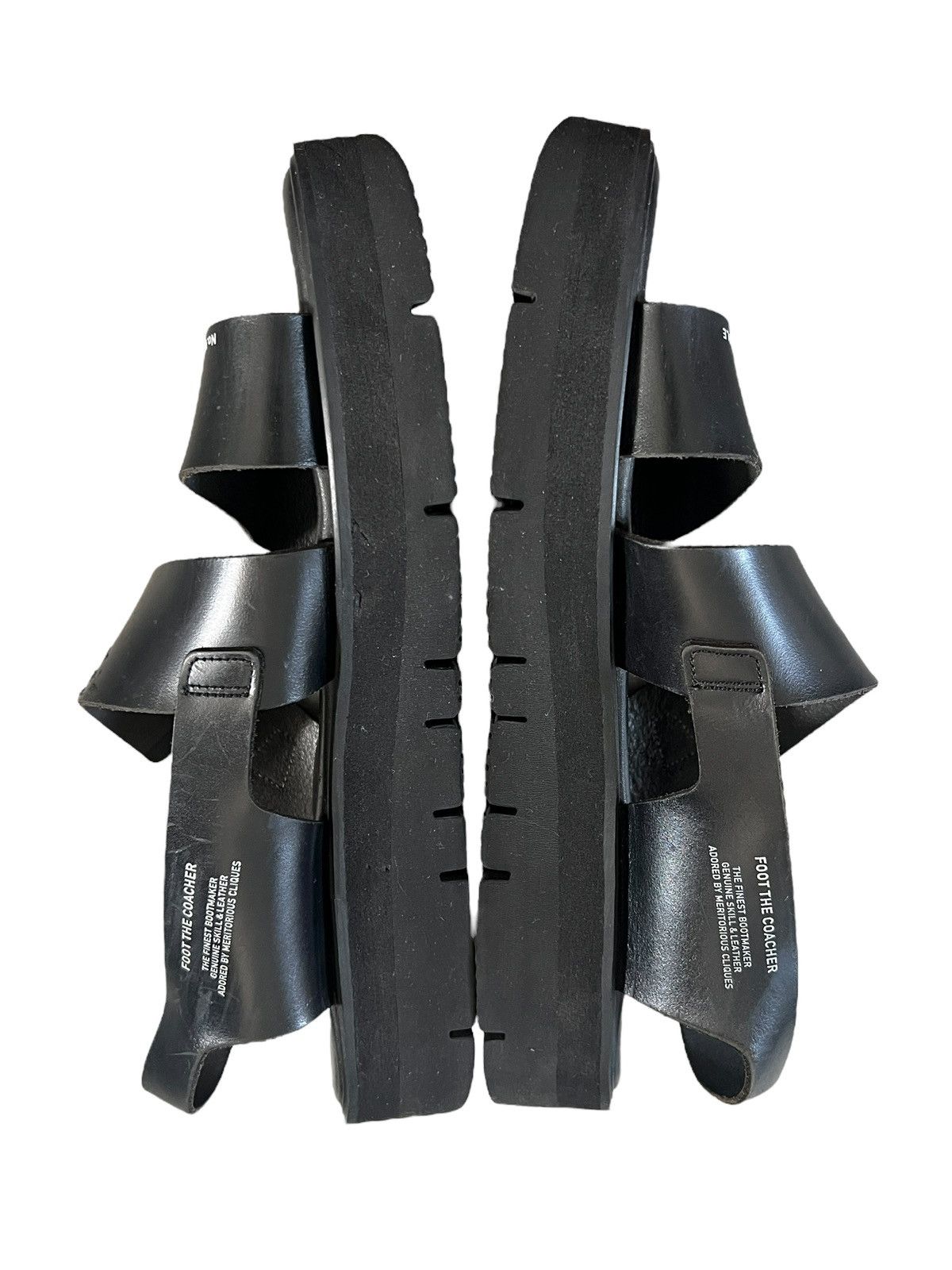 foot the coacher Foot The Coacher Anarcho Belt Leather Sandals Size US 9 / EU 42 - 9 Thumbnail
