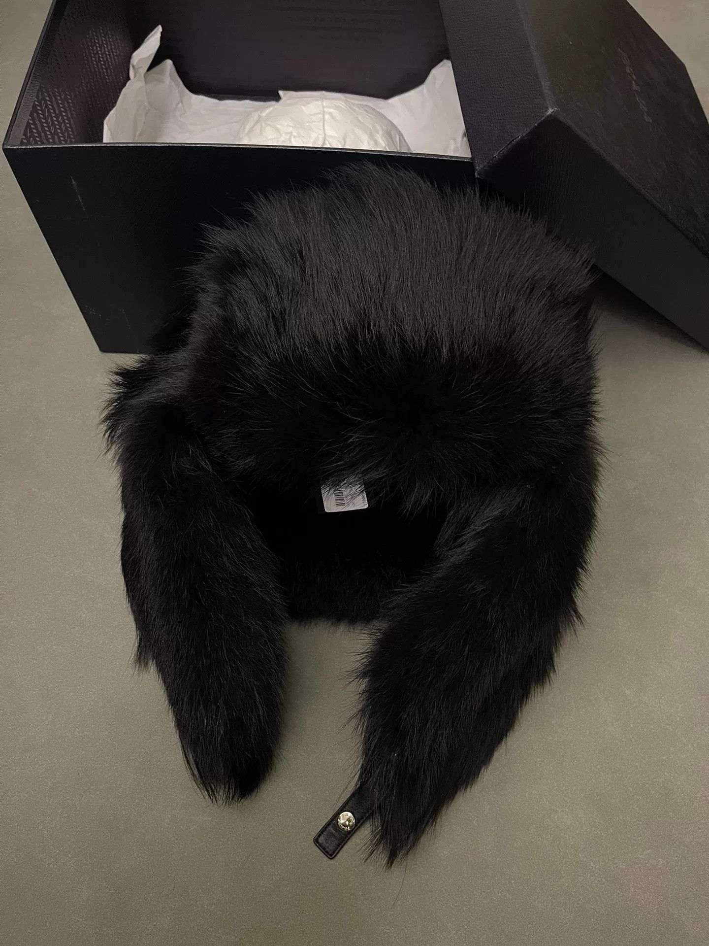 Prada prada black wool aviator hat Size ONE SIZE - 1 Thumbnail
