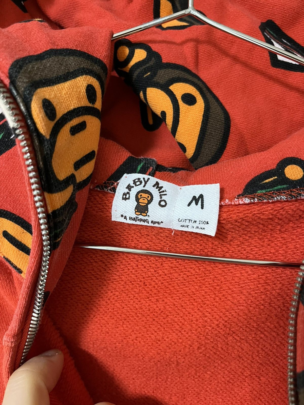 Bape bape 2006SS milo junk food hoodie Size US M / EU 48-50 / 2 - 6 Thumbnail