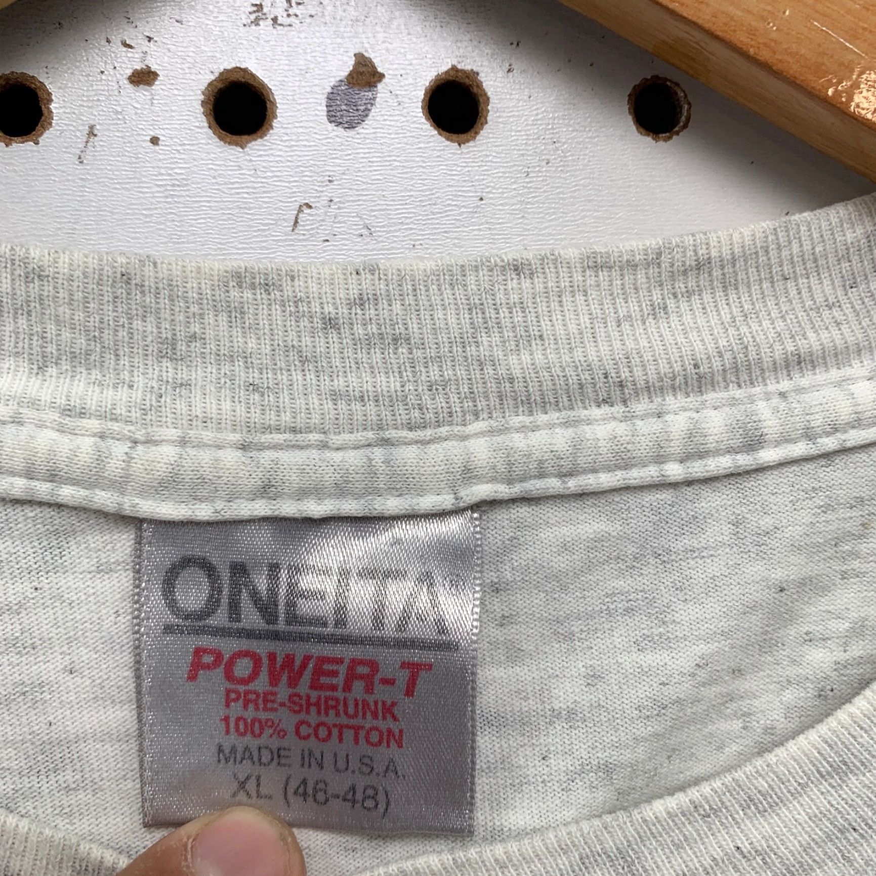 Vintage VINTAGE Oneita NIU Accounting T-Shirt Mens XL Gray Graphic Print University Single Stitch Size US XL / EU 56 / 4 - 3 Thumbnail