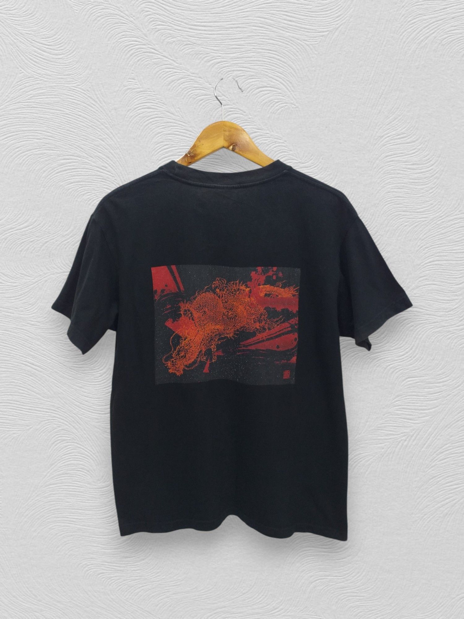 Japanese Brand Vintage Sukajan Dragon & Tiger Medium T Shirt -C011 Size US M / EU 48-50 / 2 - 2 Thumbnail