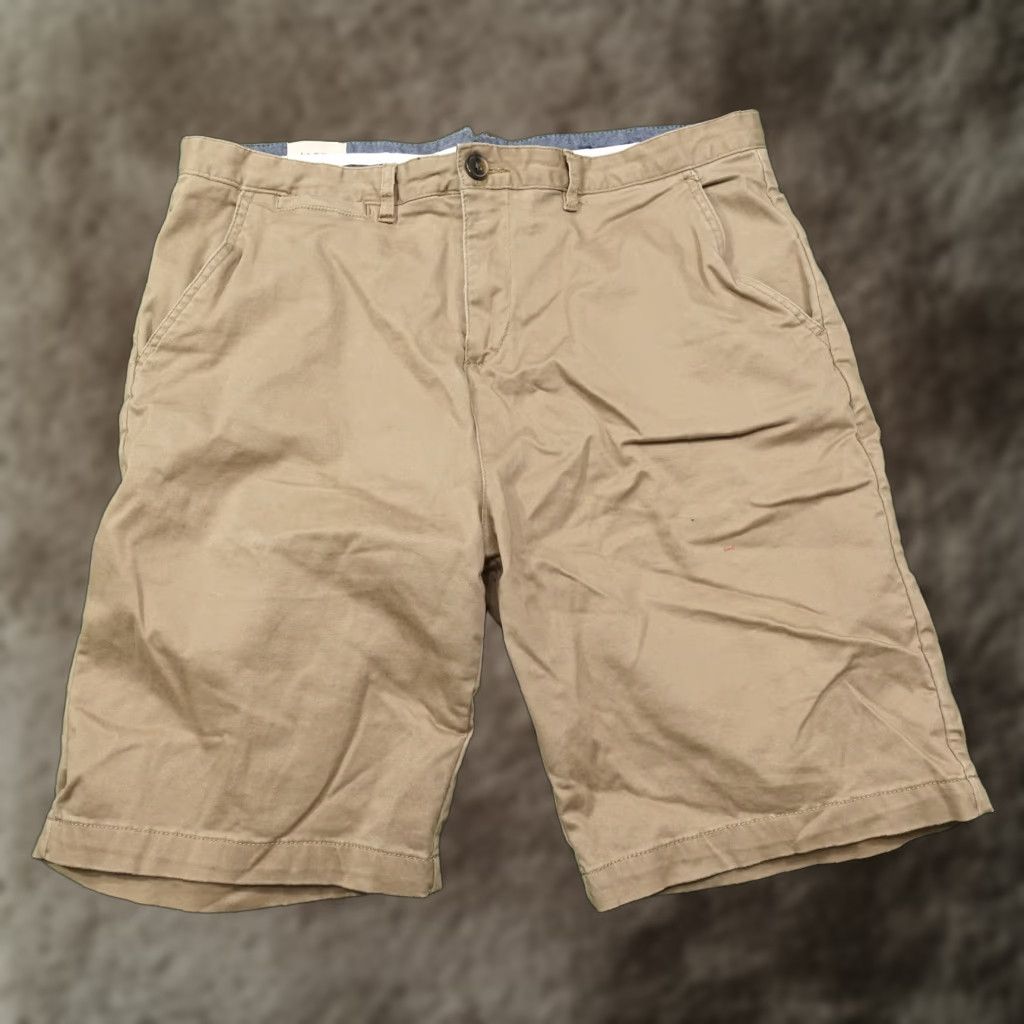 Vintage JACHS Chino Shorts Beige Flat Front Mens Size 36 Size US 36 / EU 52 - 1 Thumbnail