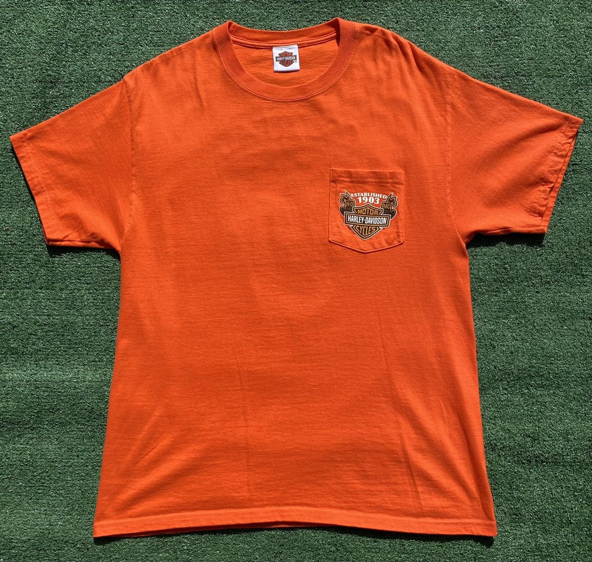Harley Davidson Harley Davidson Eagle Biker Pocket T-shirt Mens Medium Size US M / EU 48-50 / 2 - 4 Thumbnail