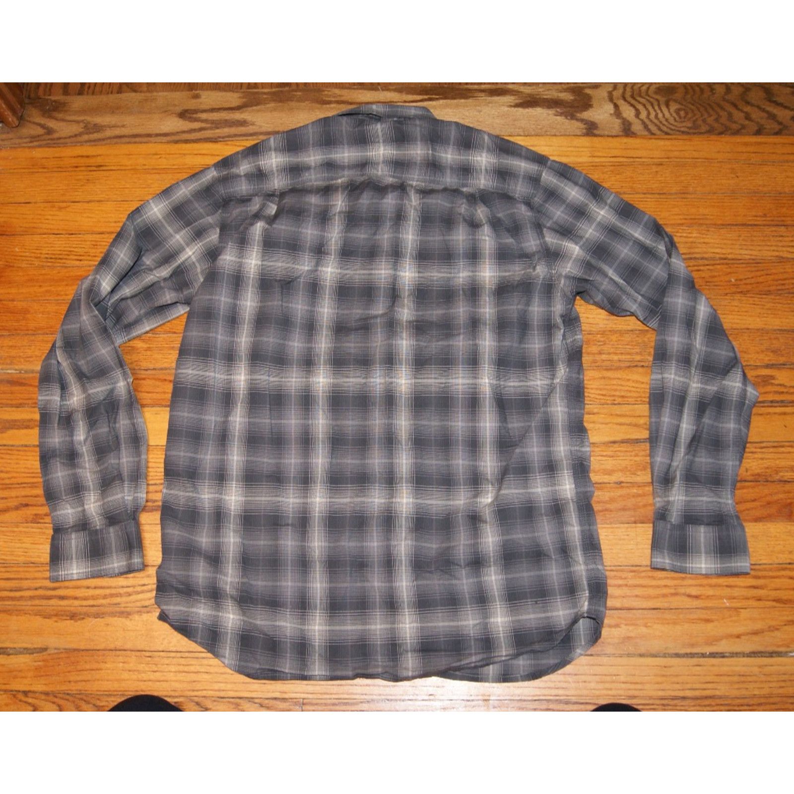 Carhartt Carhartt Western Plaid Shirt Pearl Snap Gray Mens Medium Size US M / EU 48-50 / 2 - 6 Thumbnail