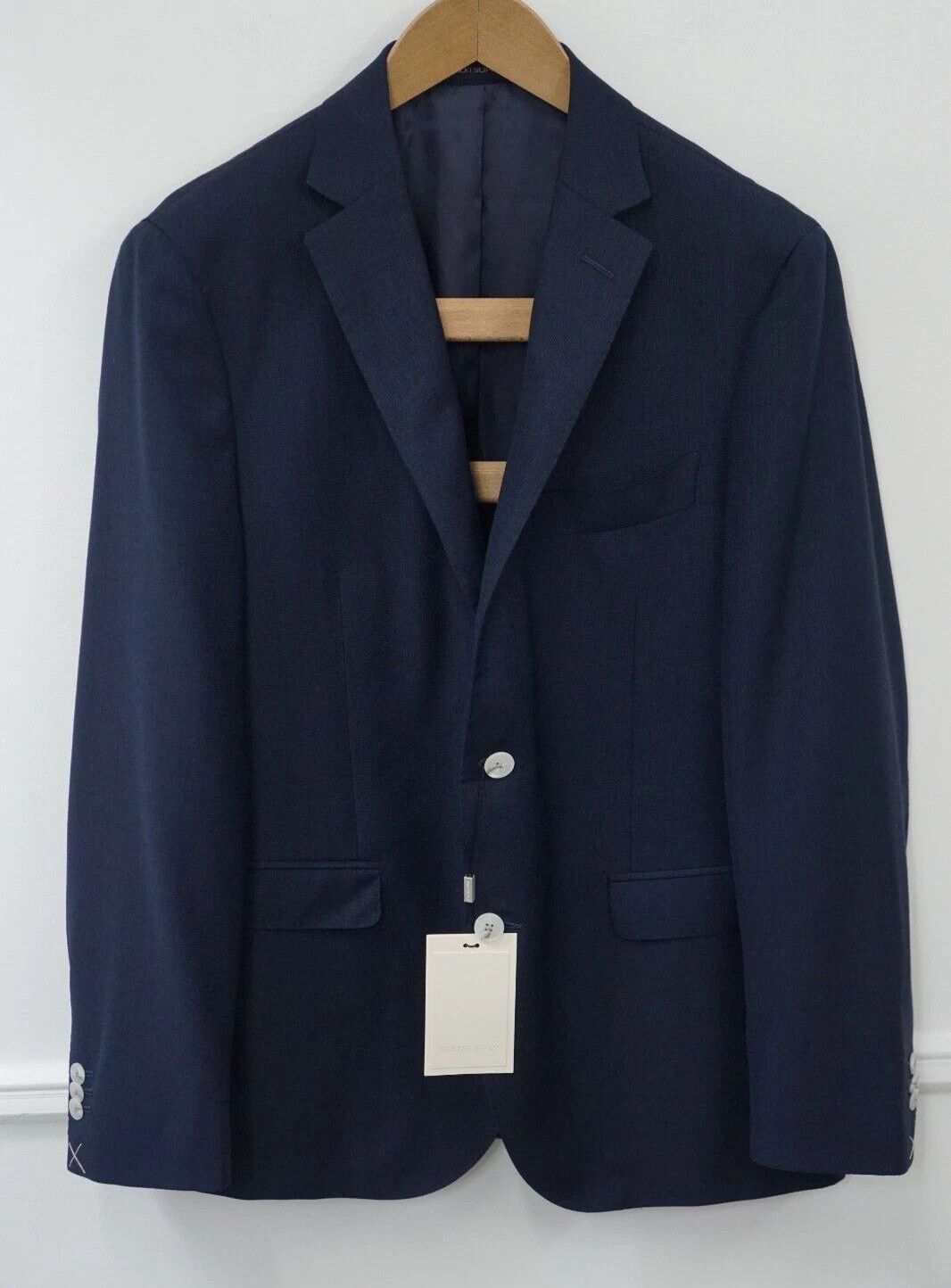 Suitsupply Men Suitsupply Blazer La Spalla Blue 110's Wool Reda UK/US42 Size 42R - 1 Thumbnail
