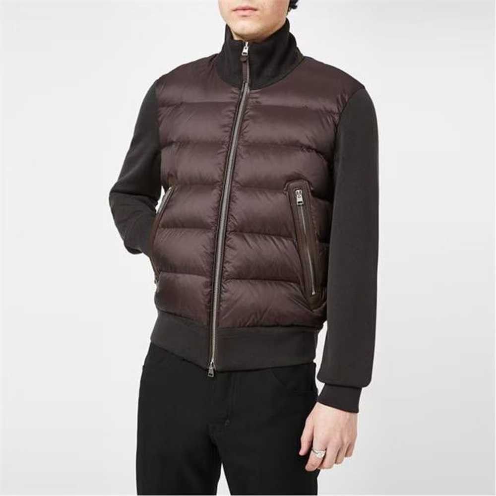 Tom Ford o1r1s1ebx0725 Down Front Zip Up Jackets in Chocolate Brown Size US L / EU 52-54 / 3 - 5 Thumbnail