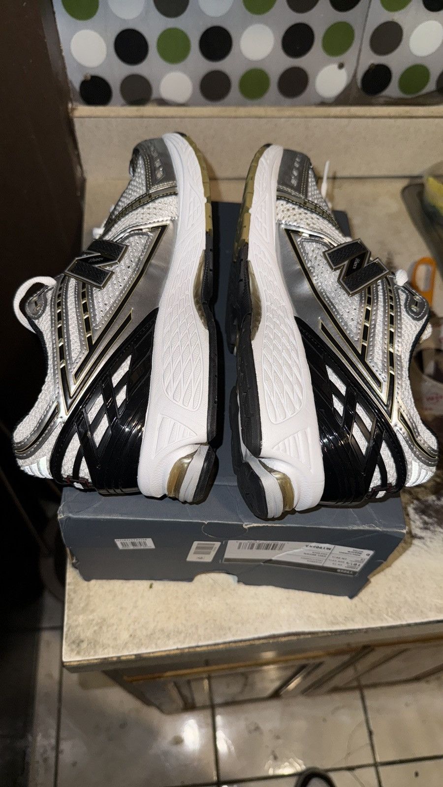 New Balance New Balance 1906R White metallic Silver Gold 10.5 M1906RA Size US 10.5 / EU 43-44 - 14 Thumbnail