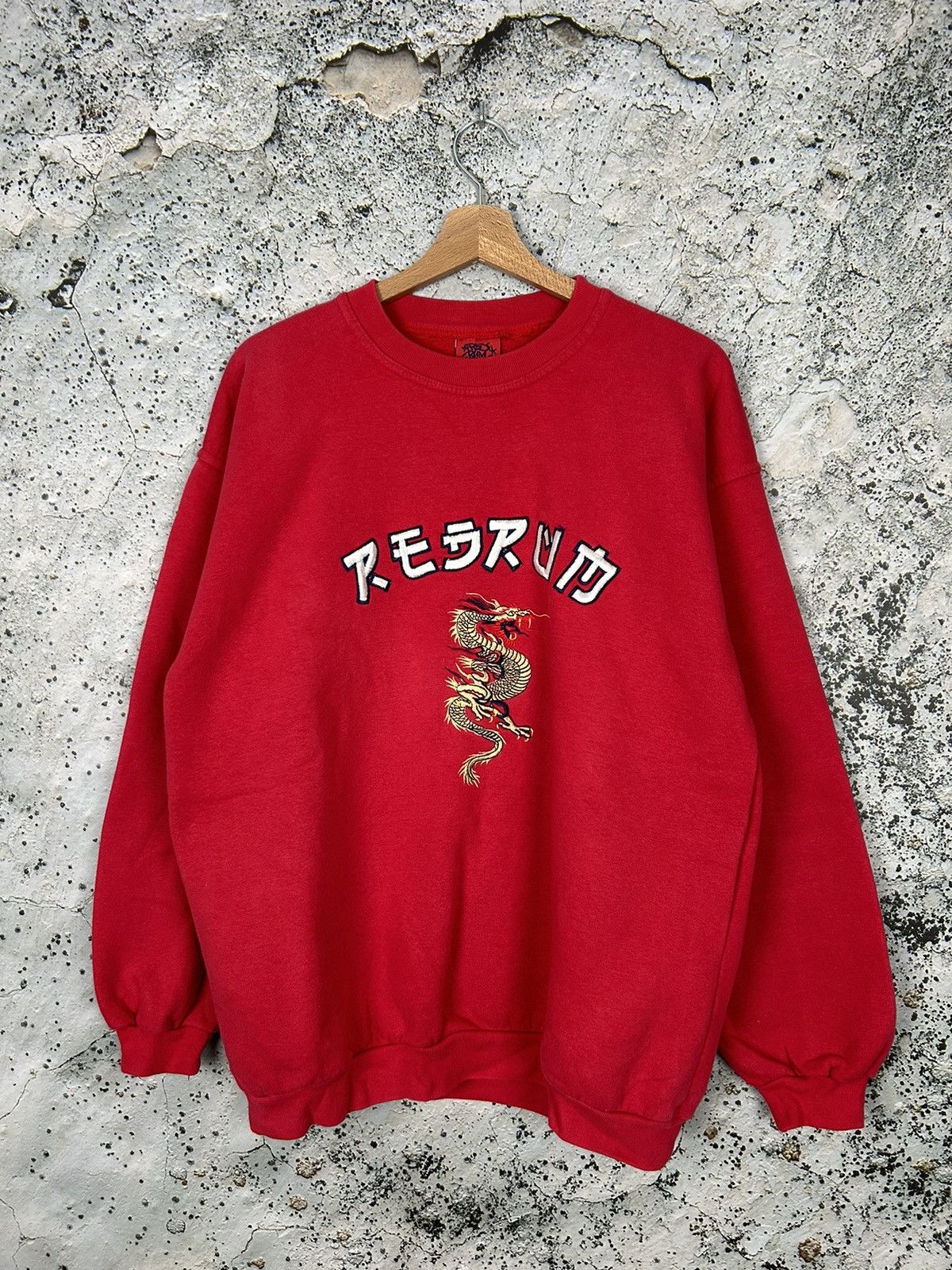 Vintage Vintage Rap Baggy Boxy Crewneck 90s Hype Skateboarding Size US L / EU 52-54 / 3 - 1 Thumbnail
