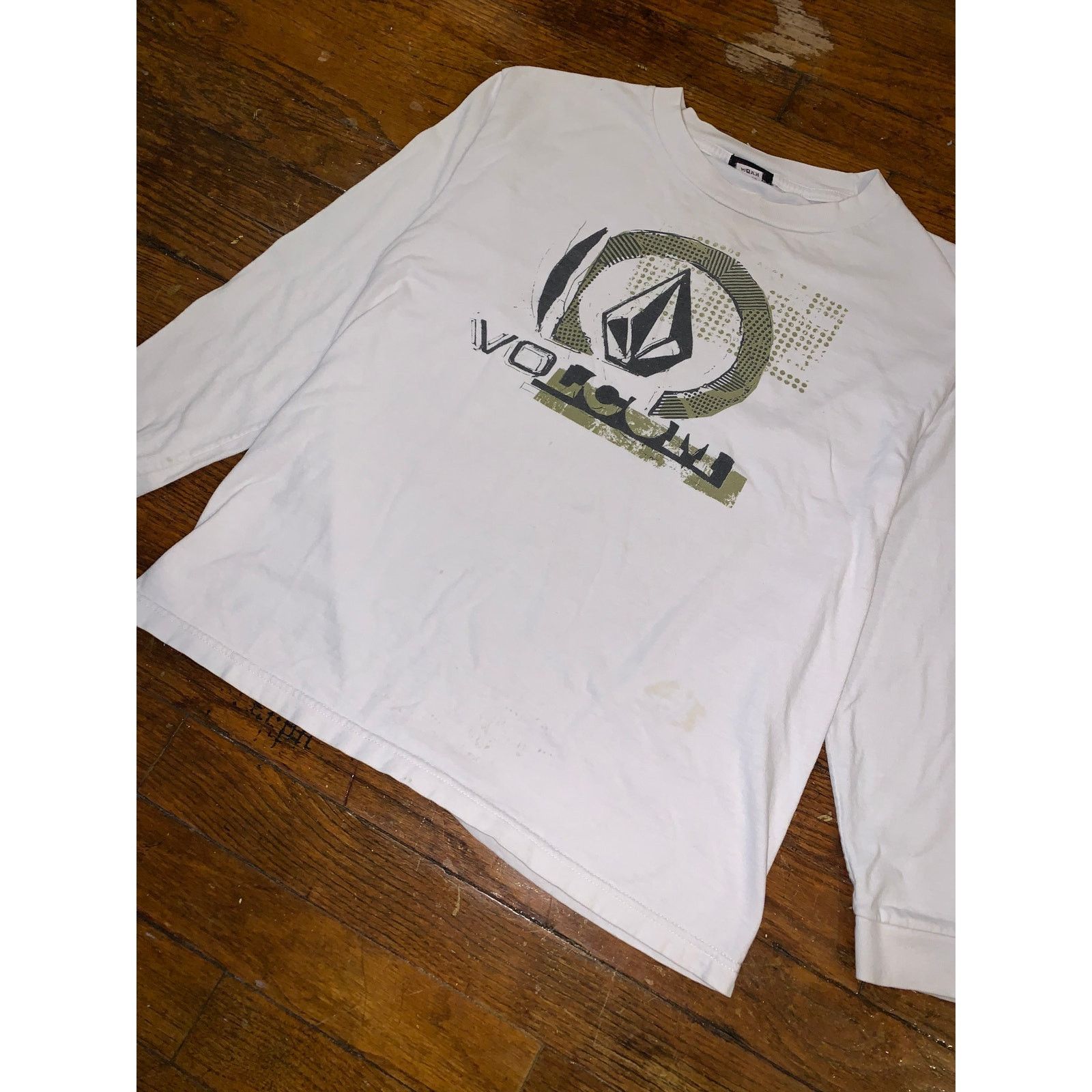 Volcom Volcom Youth Large Circle Stone Long Sleeve Tee White Size US XS / EU 42 / 0 - 3 Thumbnail