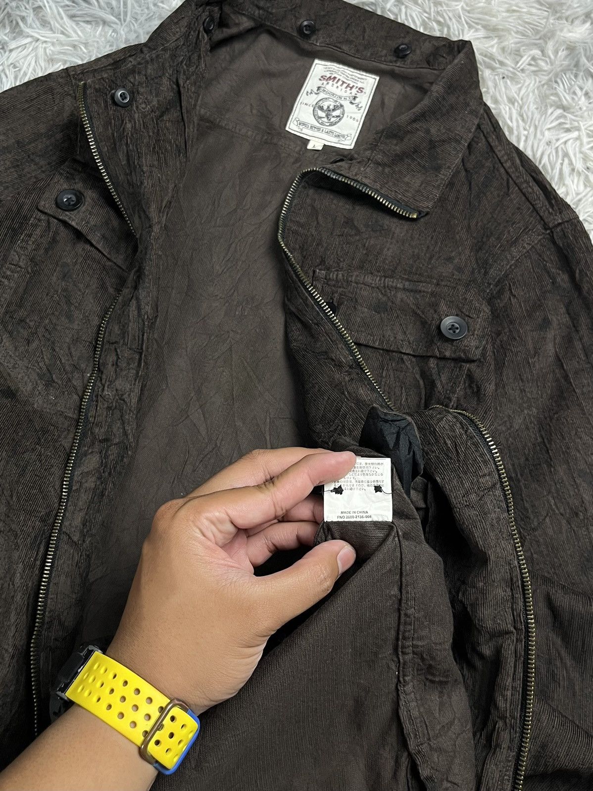 Smith's American Vintage Smith‘s American Corduroy Zipper Jacket Size US L / EU 52-54 / 3 - 6 Thumbnail