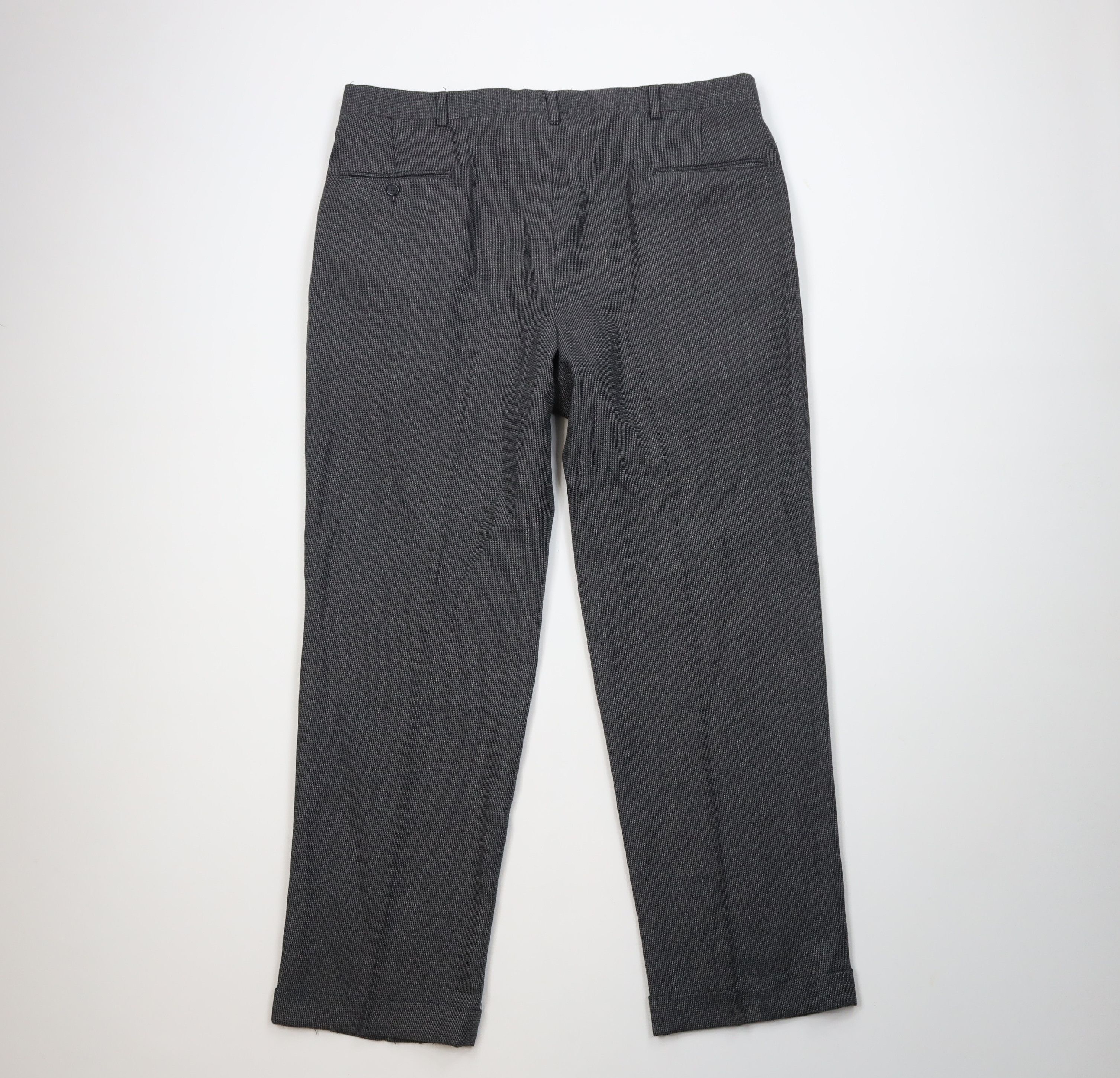 Vintage Vintage 90s Streetwear Knit Wide Leg Chino Pants Gray USA Size US 40 / EU 56 - 10 Thumbnail