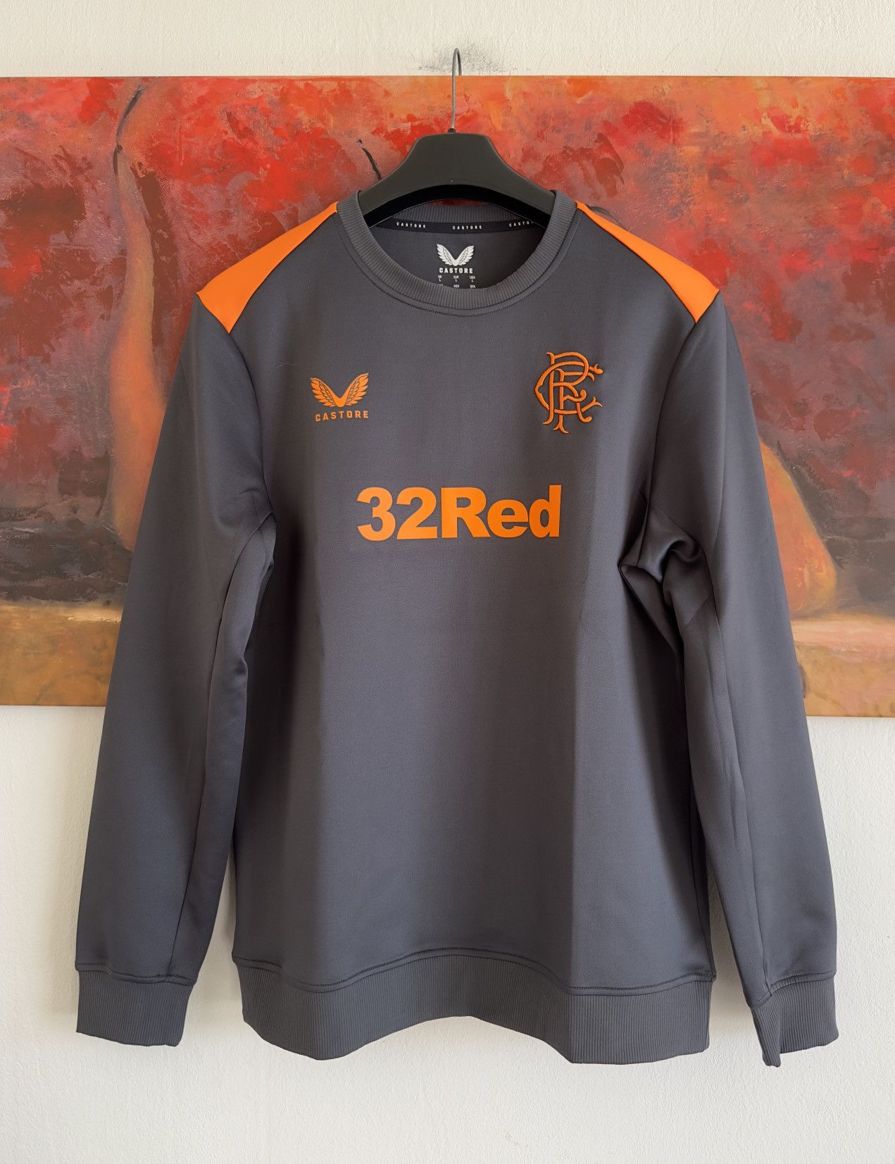 Castore Castore Rangers FC Gray Training Sweatshirt Size L Size US L / EU 52-54 / 3 - 1 Thumbnail