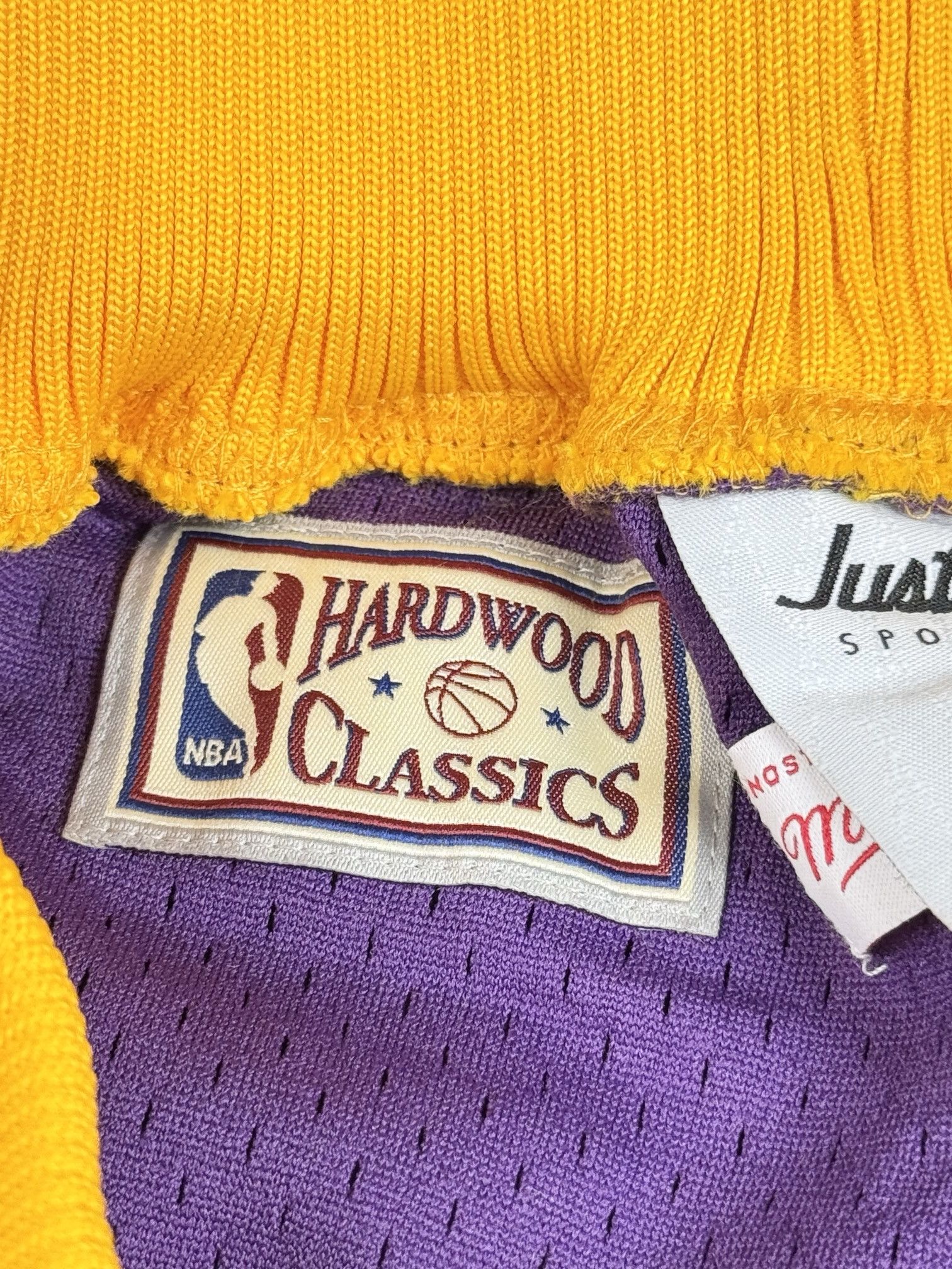 Just Don × Mitchell & Ness lakers shorts Size US 32 / EU 48 - 11 Thumbnail