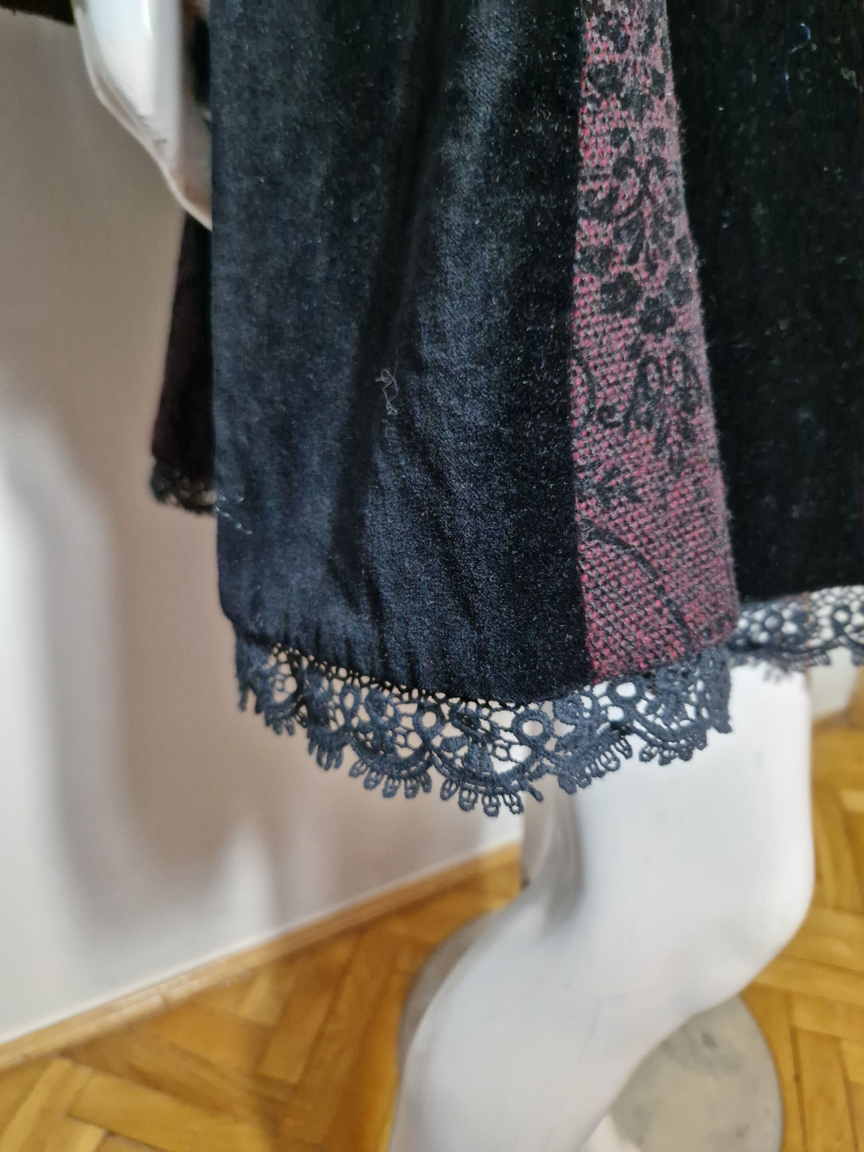 Hysteric Glamour × If Six Was Nine vintage velour faux fur goth coat Size M / US 6-8 / IT 42-44 - 8 Thumbnail
