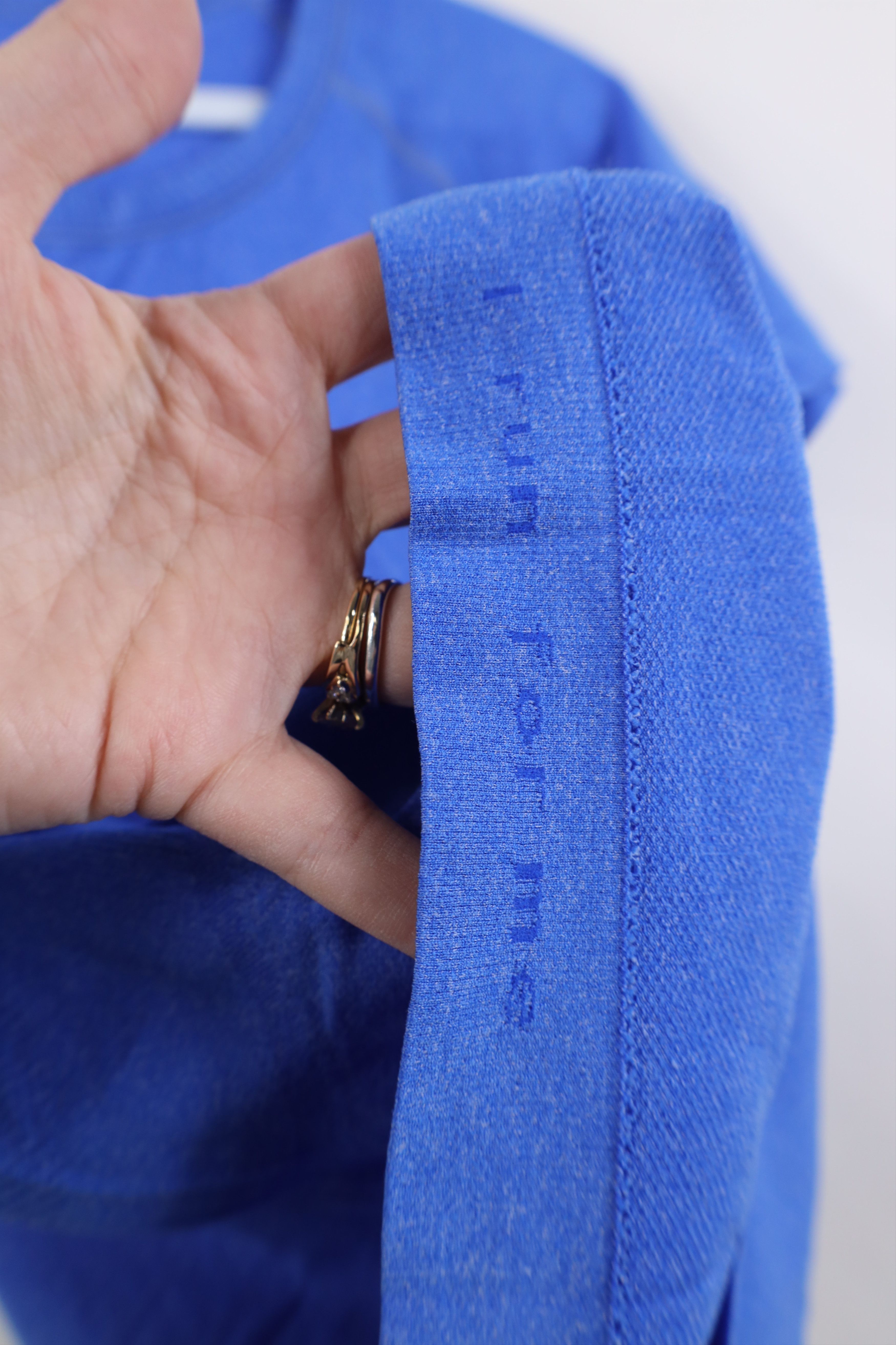 Lululemon Lululemon Tech Short Sleeve Training Gym T-Shirt Blue Knit Size M / US 6-8 / IT 42-44 - 9 Thumbnail