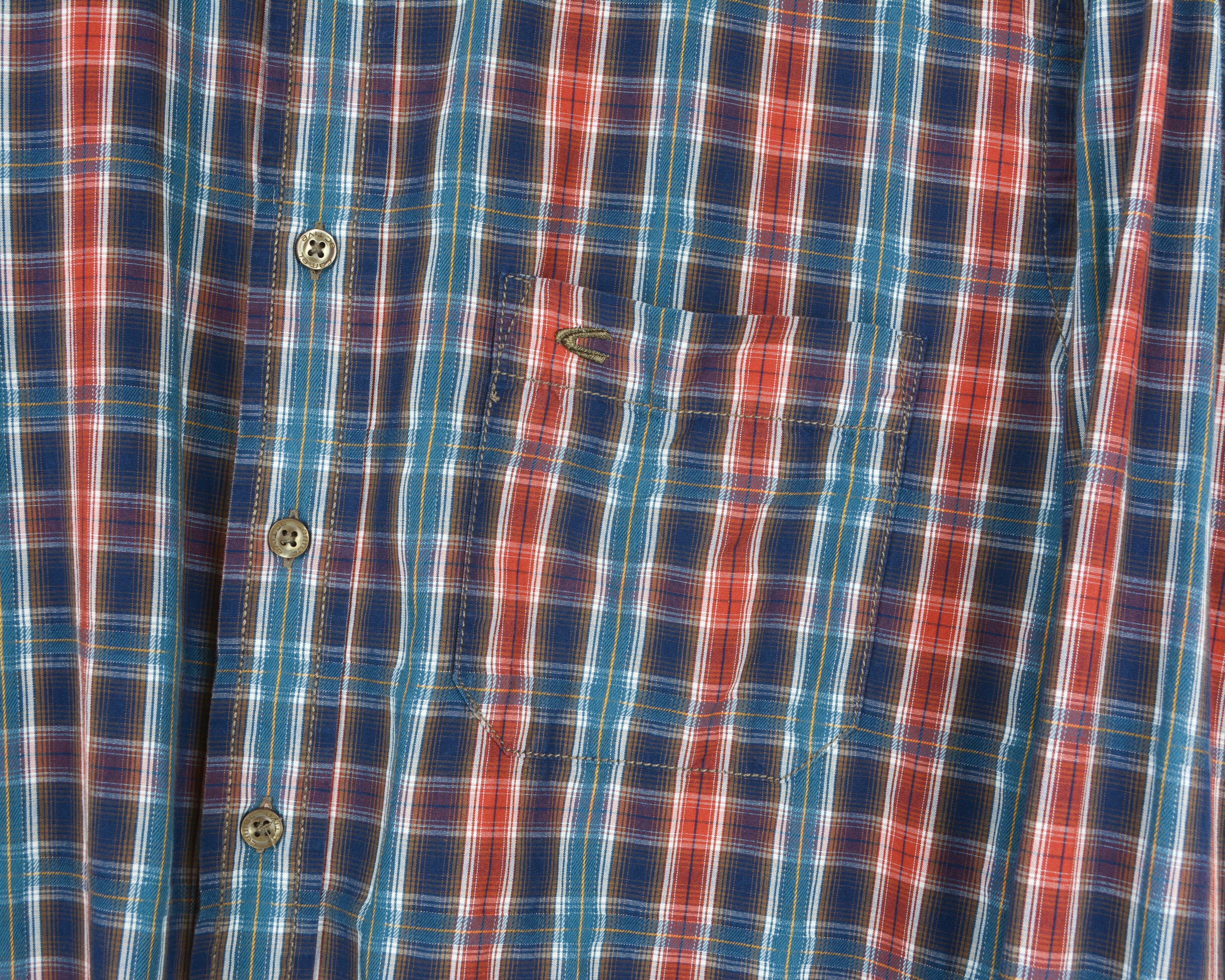 camel active L Check Shirt Long Sleeved Plaid Button Up Summer Tartan Top Size US L / EU 52-54 / 3 - 4 Thumbnail