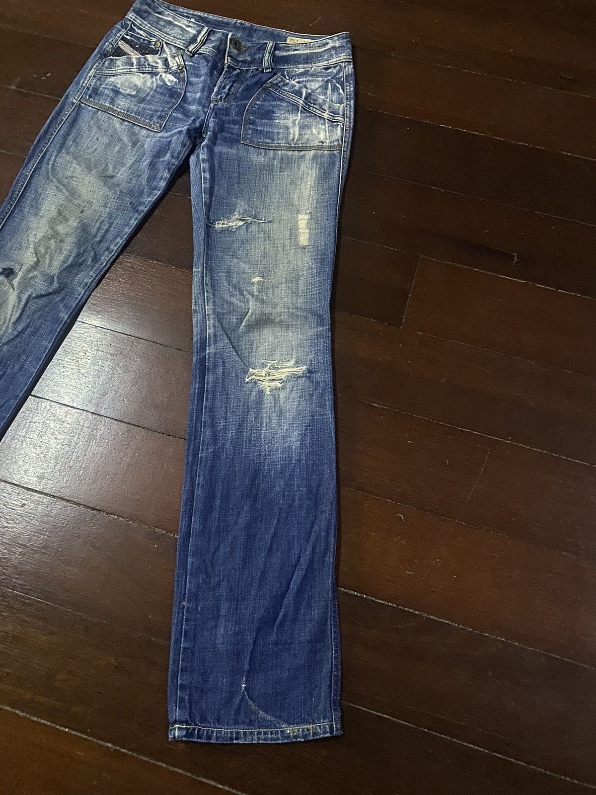 Designer × Diesel Fire 🔥 DIESEL RECKFLY made in italy distressed nice faded Size 30" / US 8 / IT 44 - 3 Thumbnail