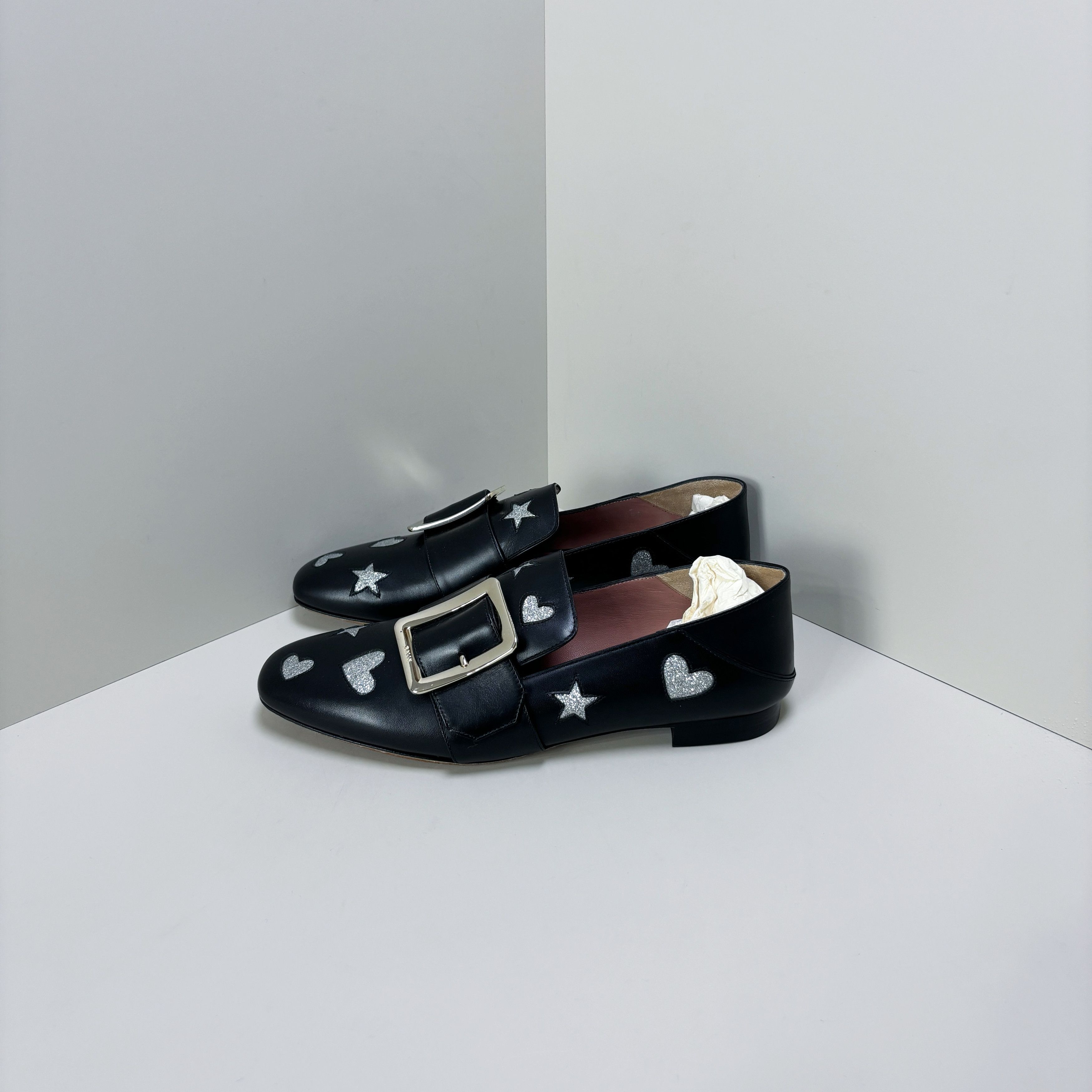 Bally Bally Star Heart Buckle Loafers IT 39 Size US 9 / IT 39 - 1 Thumbnail