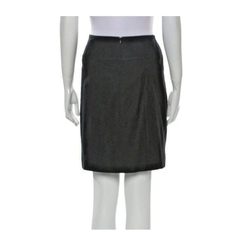 Celine Celine Black Vintage Skirt US 6 FR 38 – 1980s, 100% Viscose Size 28" / US 6 / IT 42 - 4 Thumbnail