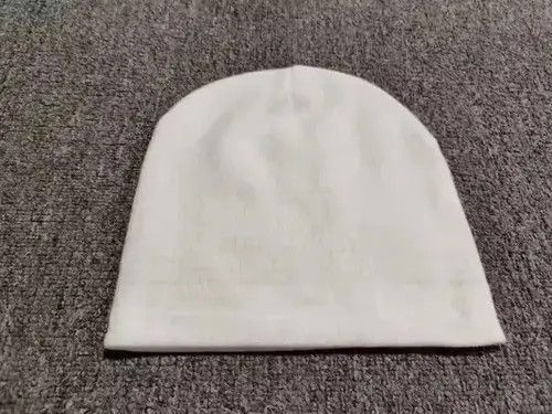 Other Money and Motion Graphic No Cuff Knit Beanie Hat White Size ONE SIZE - 4 Thumbnail