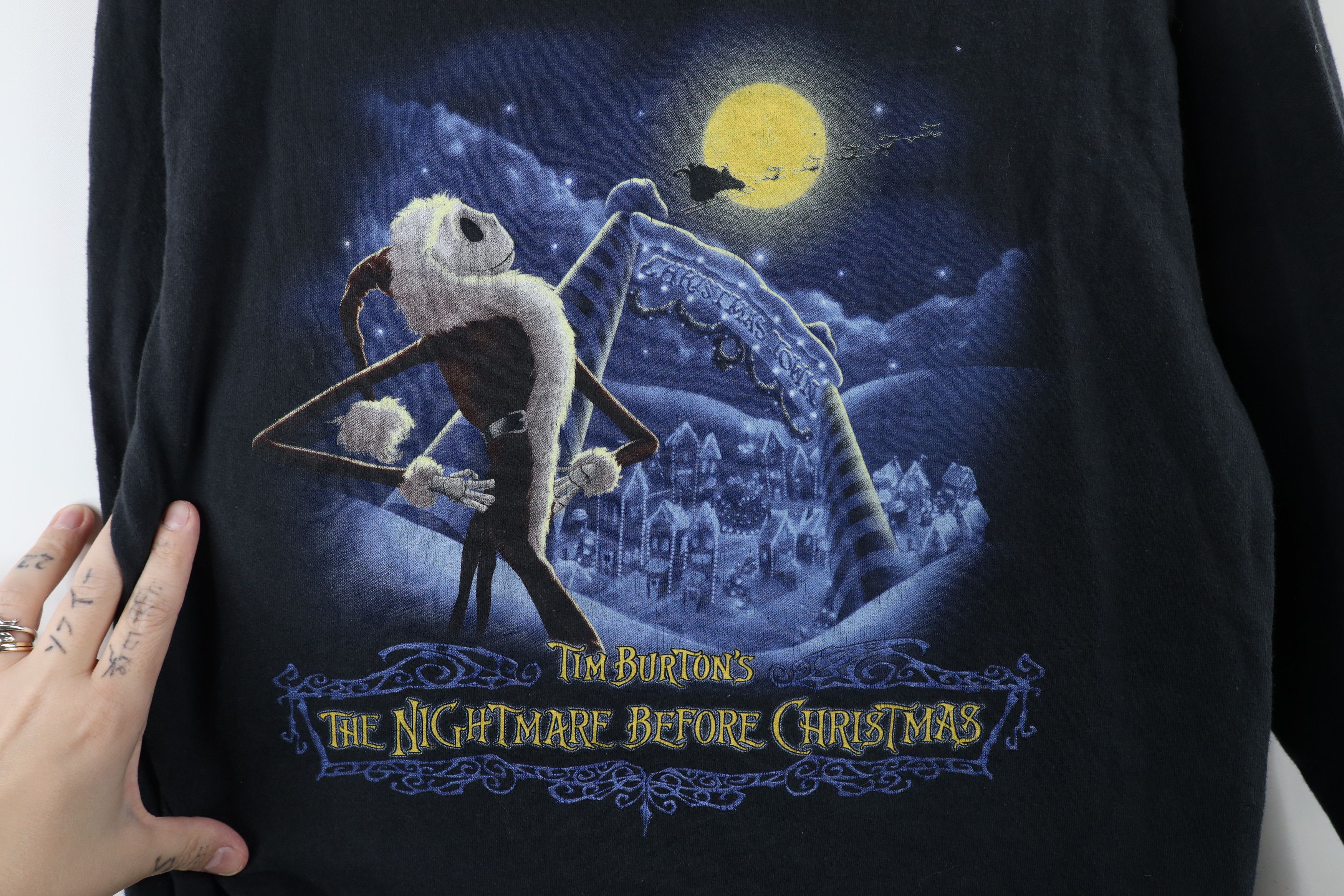 Disney × Vintage Vintage Disney Before Christmas Long Sleeve T-Shirt Size US S / EU 44-46 / 1 - 4 Thumbnail