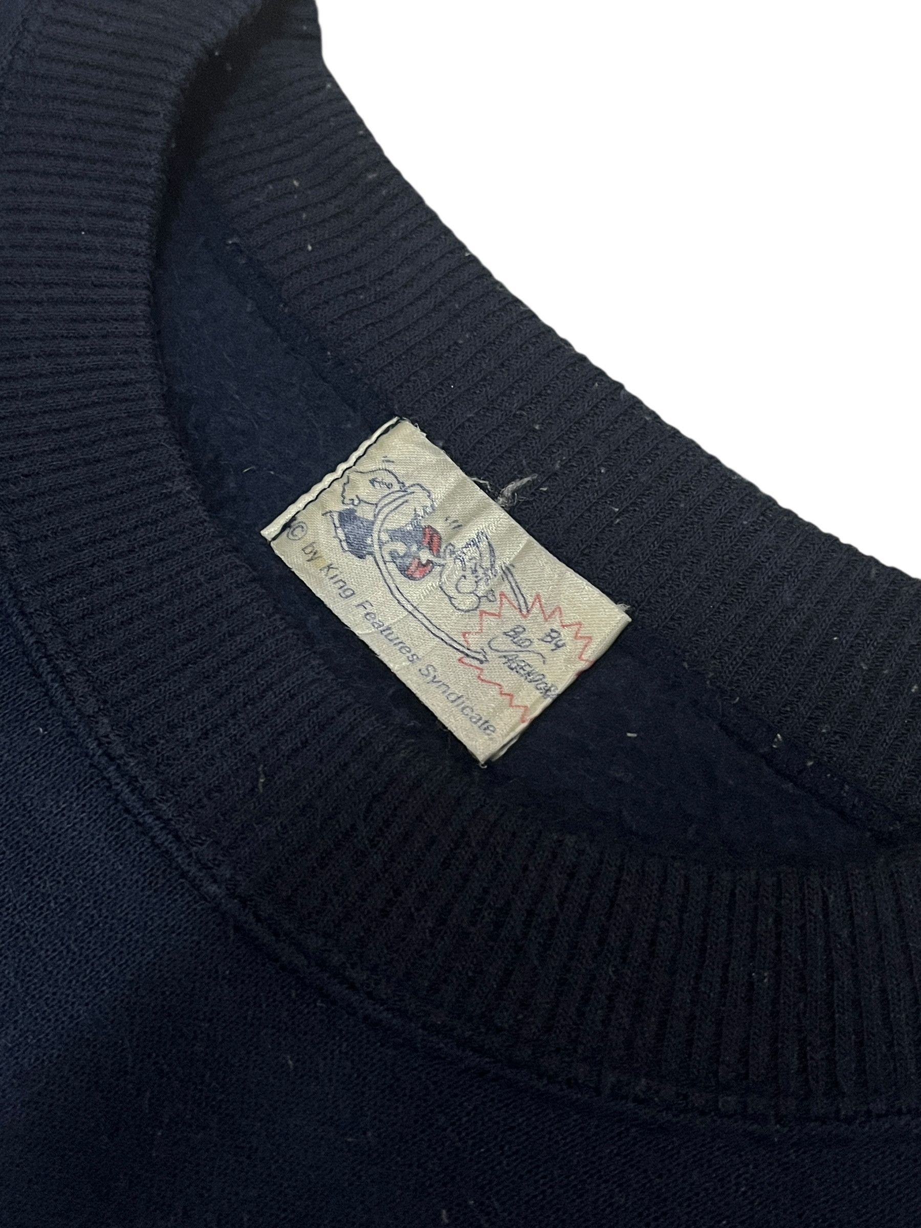 Vintage Popeye Cartoon Navy Blue Sweatshir Made in Japan Size US M / EU 48-50 / 2 - 7 Thumbnail