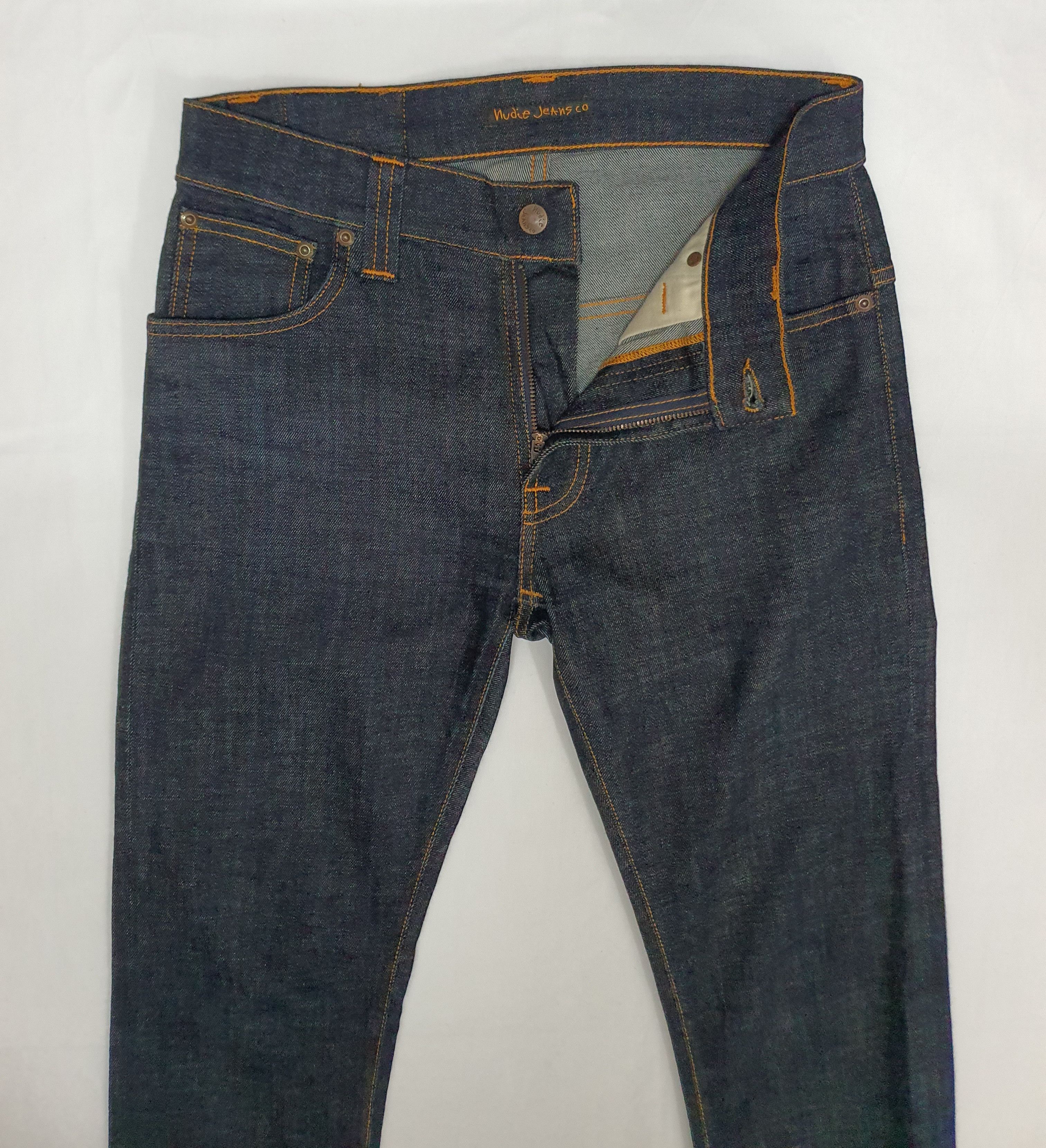 Nudie Jeans Waist 30" Nudie Jeans Thin Finn Dry Twill Stretchable Denim. Size US 30 / EU 46 - 7 Thumbnail