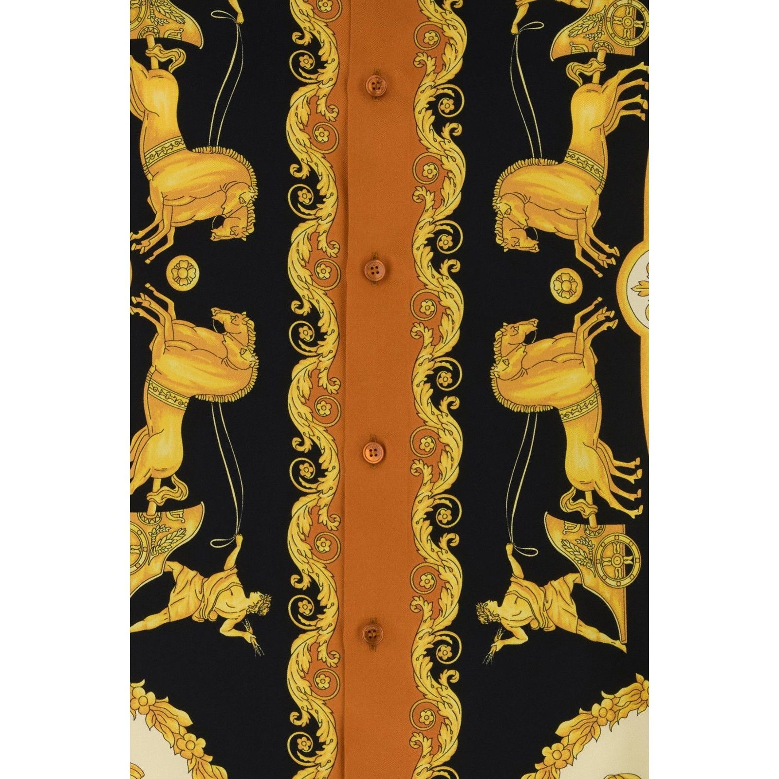 Versace VERSACE Silk Shirt New & Authentic (Men's size:M;) Size US M / EU 48-50 / 2 - 3 Thumbnail