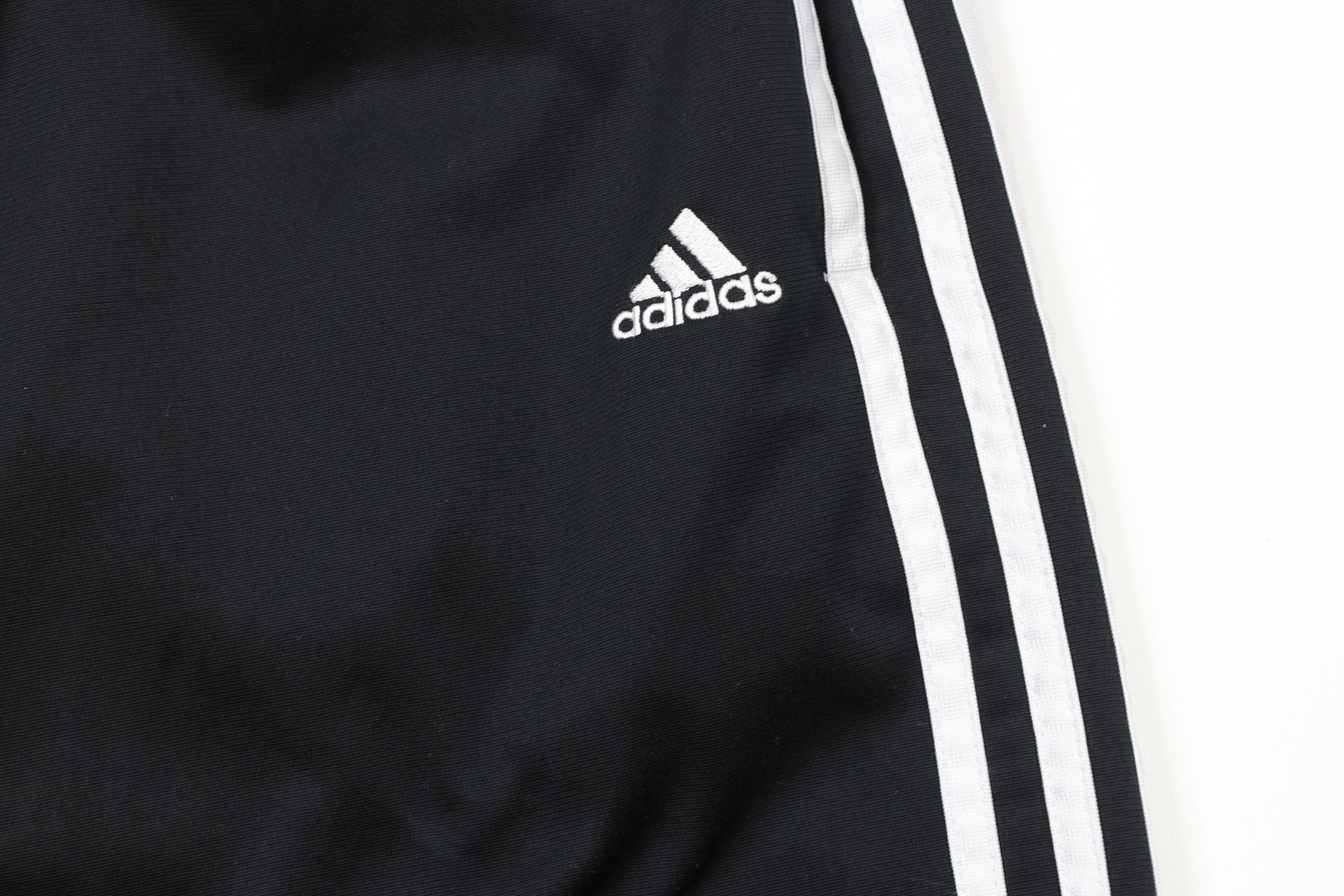 Adidas × Vintage Vintage Y2K Adidas Striped Wide Leg Sweatpants Pants Black Size 32" / US 10 / IT 46 - 5 Thumbnail