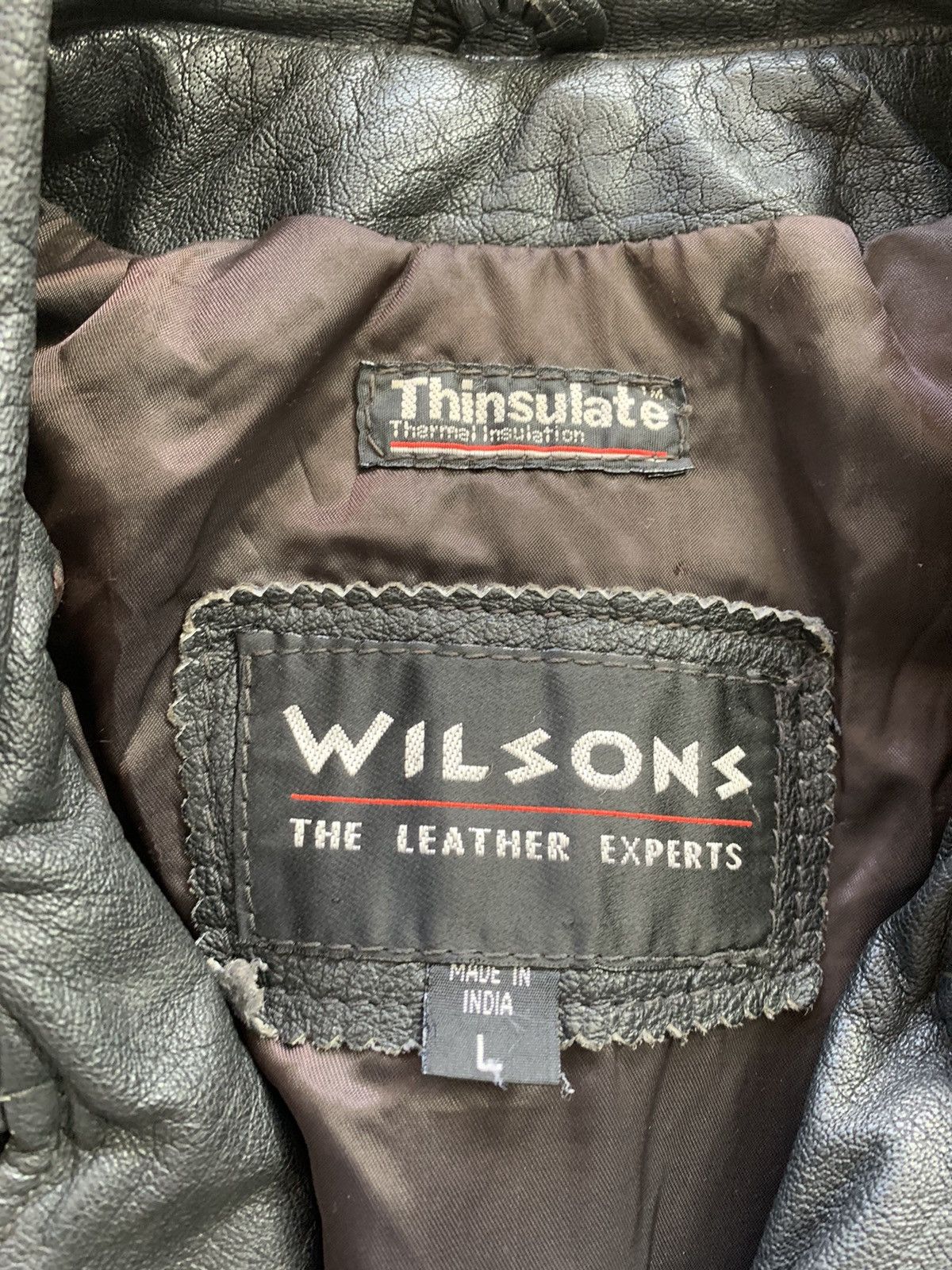 Vintage × Wilsons Leather VTG WILSONS LEATHER JACKET Size US L / EU 52-54 / 3 - 4 Thumbnail