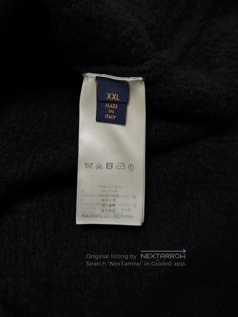 Louis Vuitton Louis Vuitton Logo intarsia teddy sweater Size US XXL / EU 58 / 5 - 6 Thumbnail