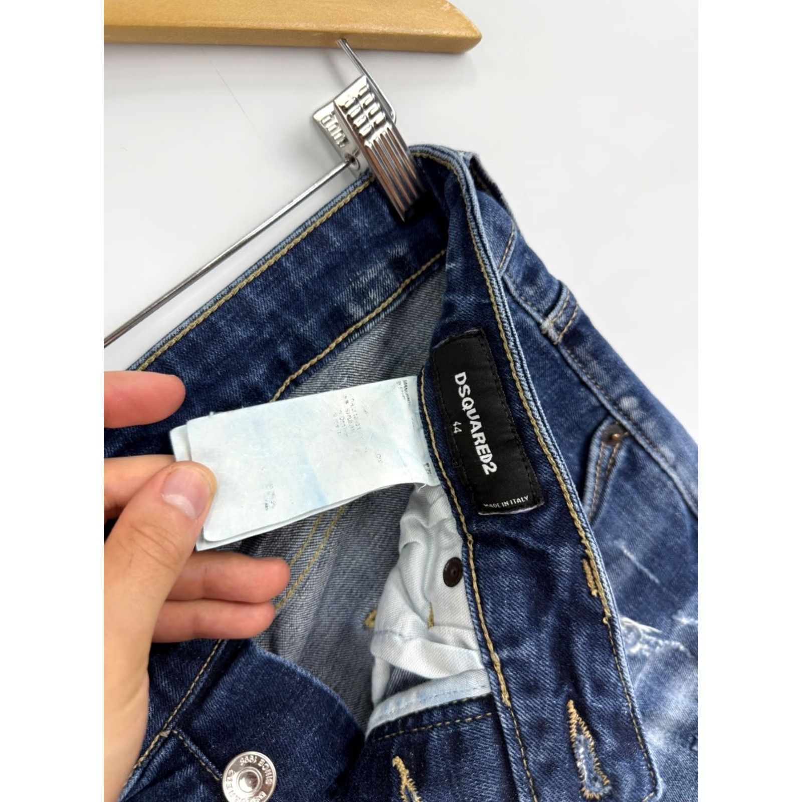 Dsquared2 Dsquared2 Jeans Made In Italy Rare Retro Hype Y2K Jeans Men 44 Blue Vintage Size US 44 / EU 60 - 7 Thumbnail