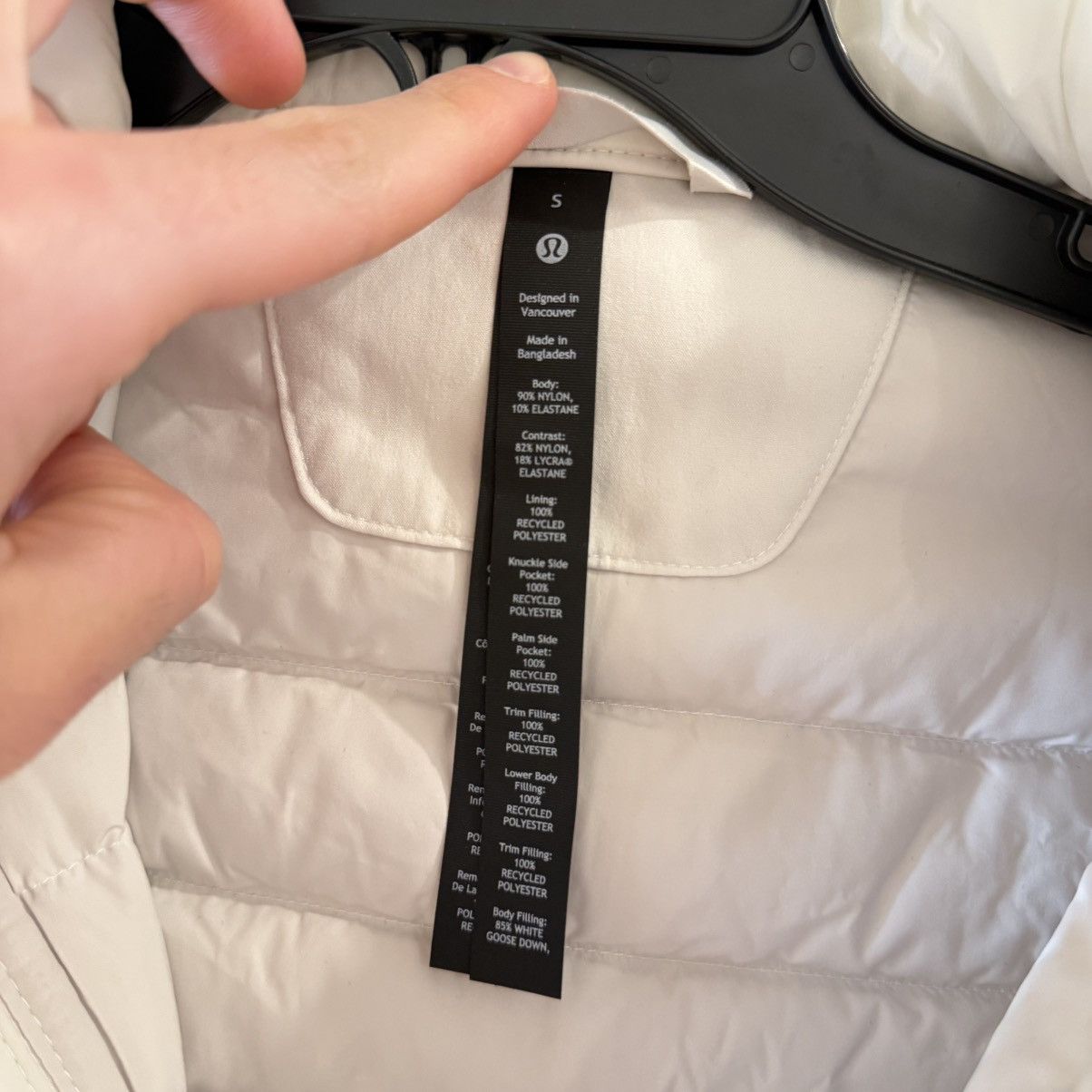 Lululemon Lululemon Men’s Down for It All Vest Vapor/White Size Small Size US S / EU 44-46 / 1 - 9 Thumbnail
