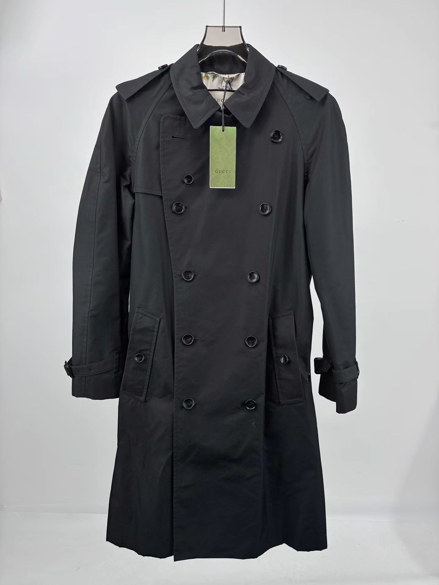 Gucci GUCCI Runway Bee Embroidered Long Trench Coat Size US S / EU 44-46 / 1 - 1 Thumbnail