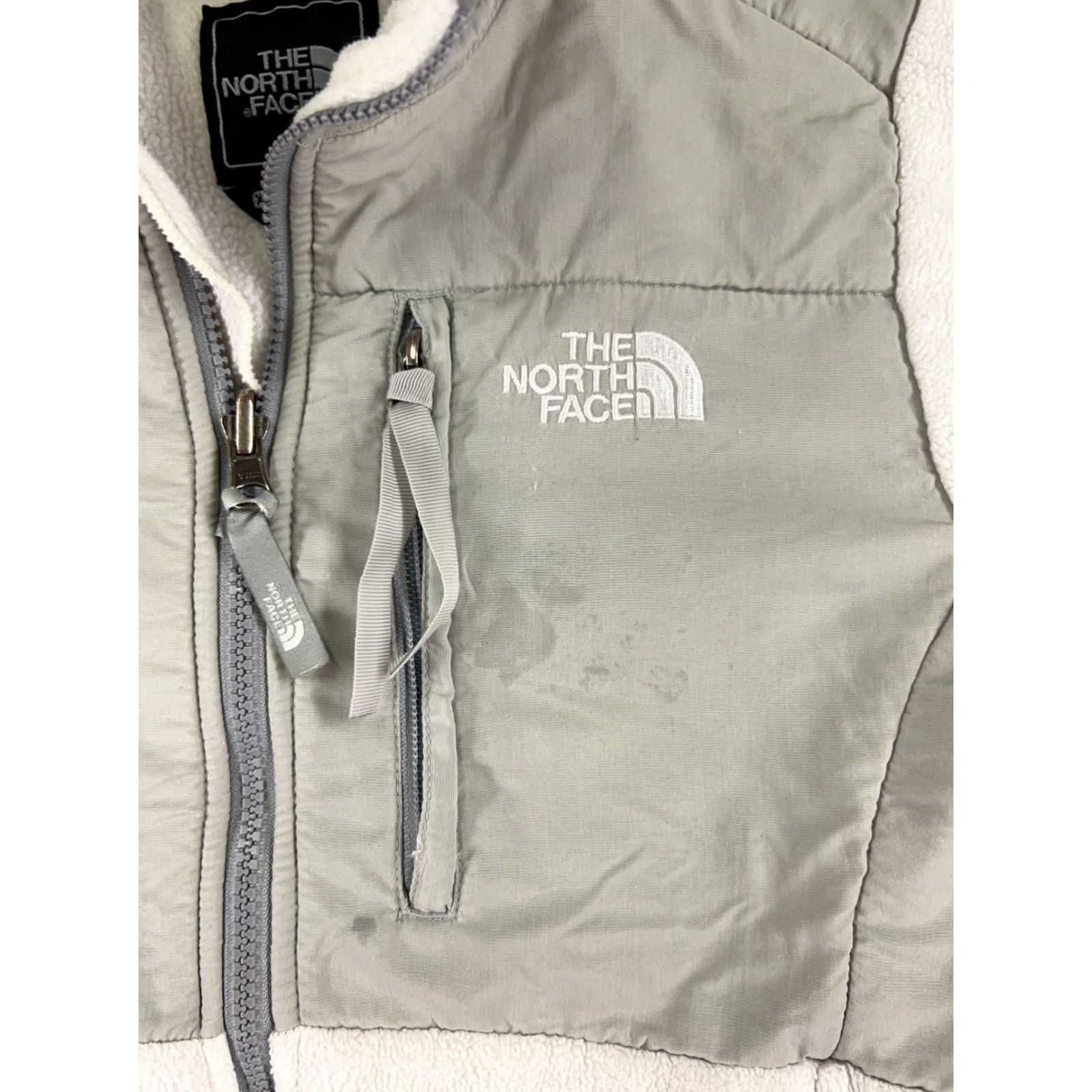 The North Face The North Face Jacket Women XS White Gray Polartec Denail Full Zip Jacket Size XS / US 0-2 / IT 36-38 - 6 Thumbnail