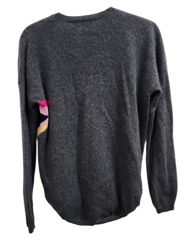 Other WYSE London Gray Cashmere sweater With Stars, Size 1 Size L / US 10 / IT 46 - 6 Thumbnail