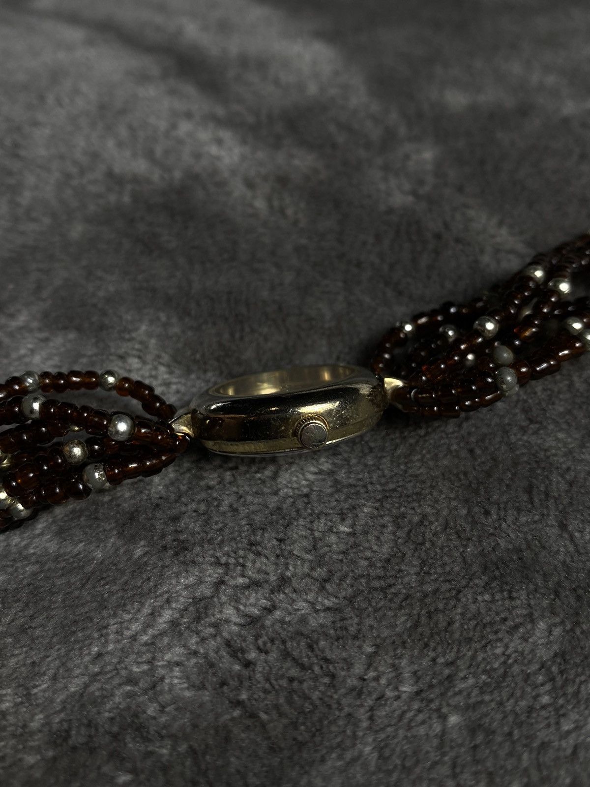 Japanese Brand × Vintage Futuristic Vintage Japan Beaded Bracelet Watch - Work 100% Size ONE SIZE - 3 Thumbnail