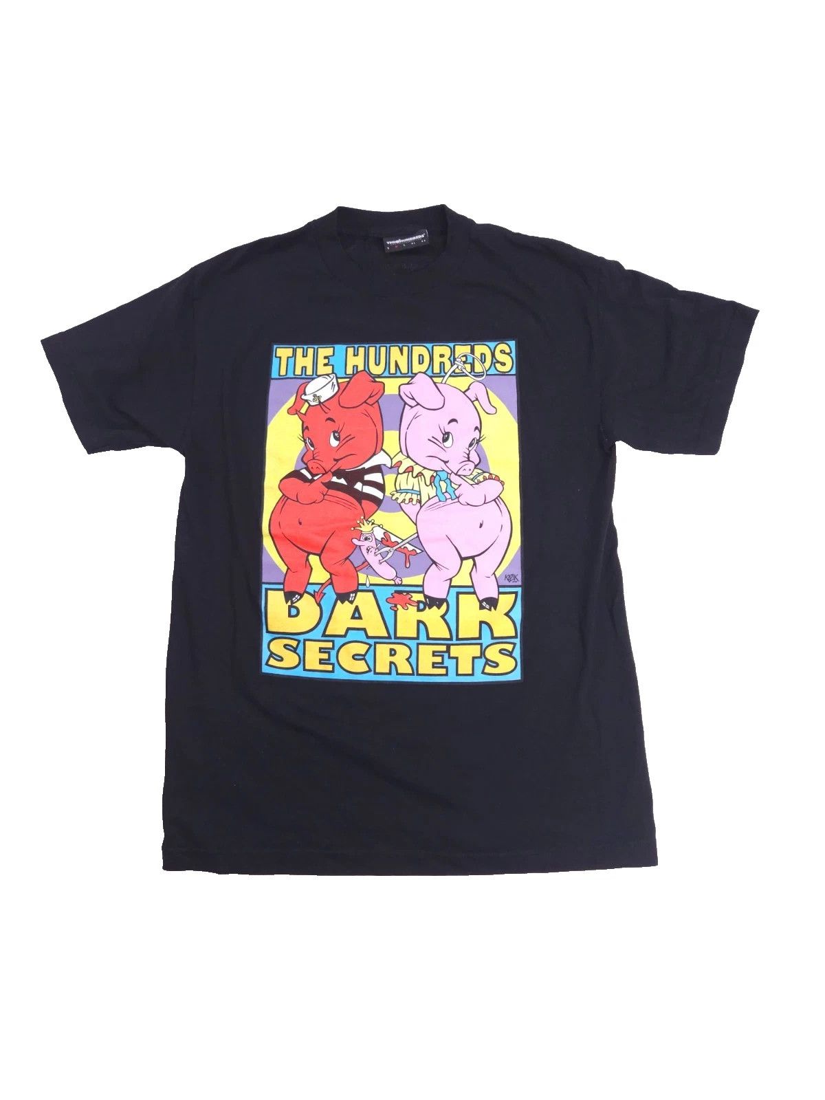The Hundreds The hundreds X Frank Kozik Dark Secret Shirt Pigs Art M Size US M / EU 48-50 / 2 - 1 Thumbnail