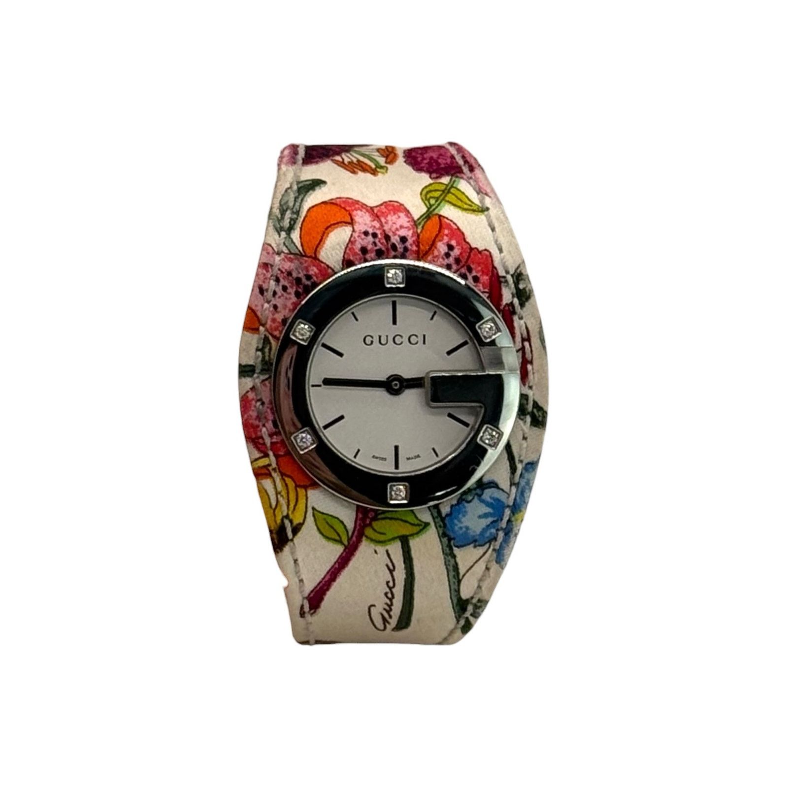 Gucci Gucci Limited Edition Flora Diamond G-Bandeau Watch Size ONE SIZE - 4 Thumbnail