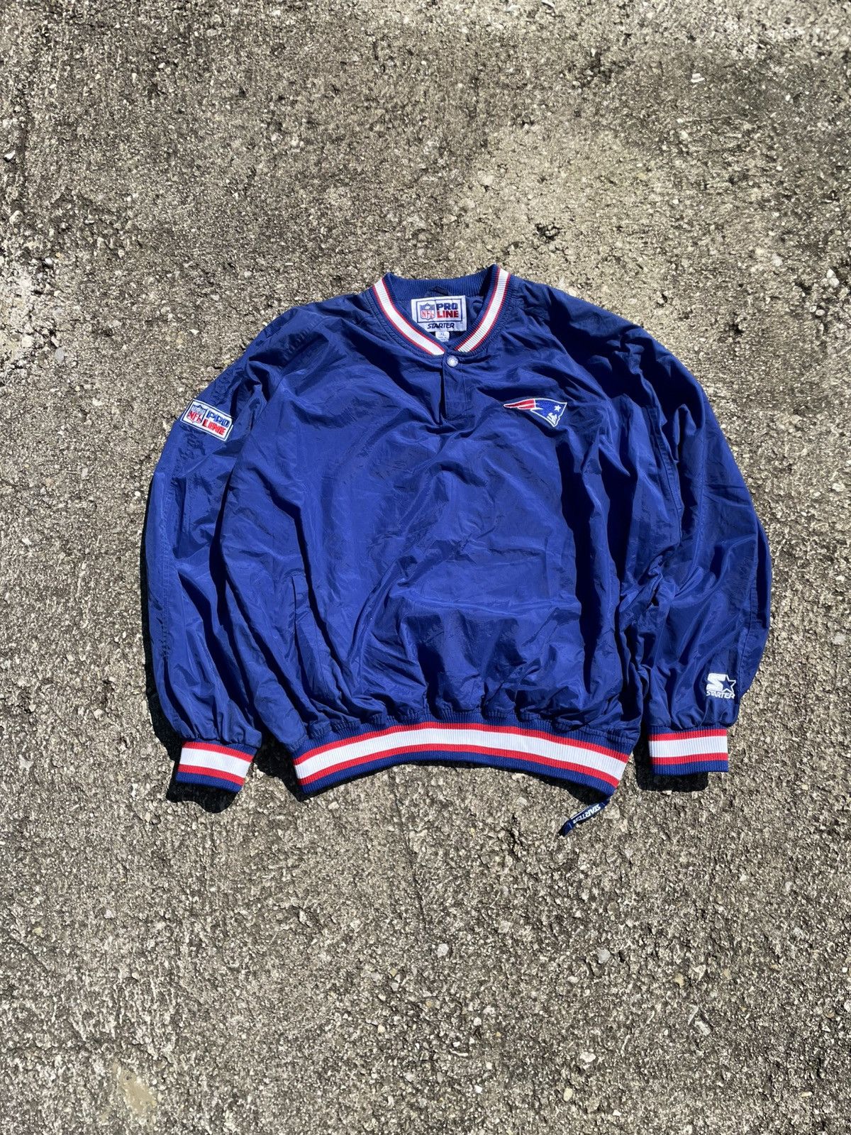 NFL × Starter × Vintage Vintage 90s Starter New England Patriots NFL Jacket Size US XL / EU 56 / 4 - 3 Thumbnail