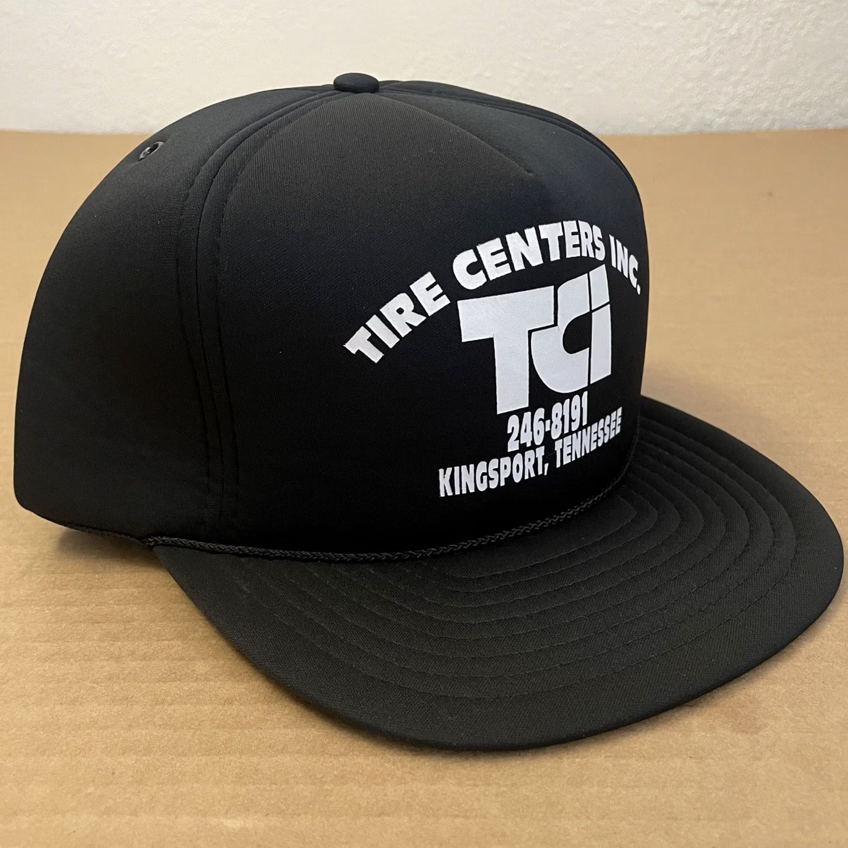 Vintage VINTAGE Tire Centers Inc Hat Cap Adult Black Snapback Adjustable Tennessee Mens Hat Size ONE SIZE - 5 Thumbnail