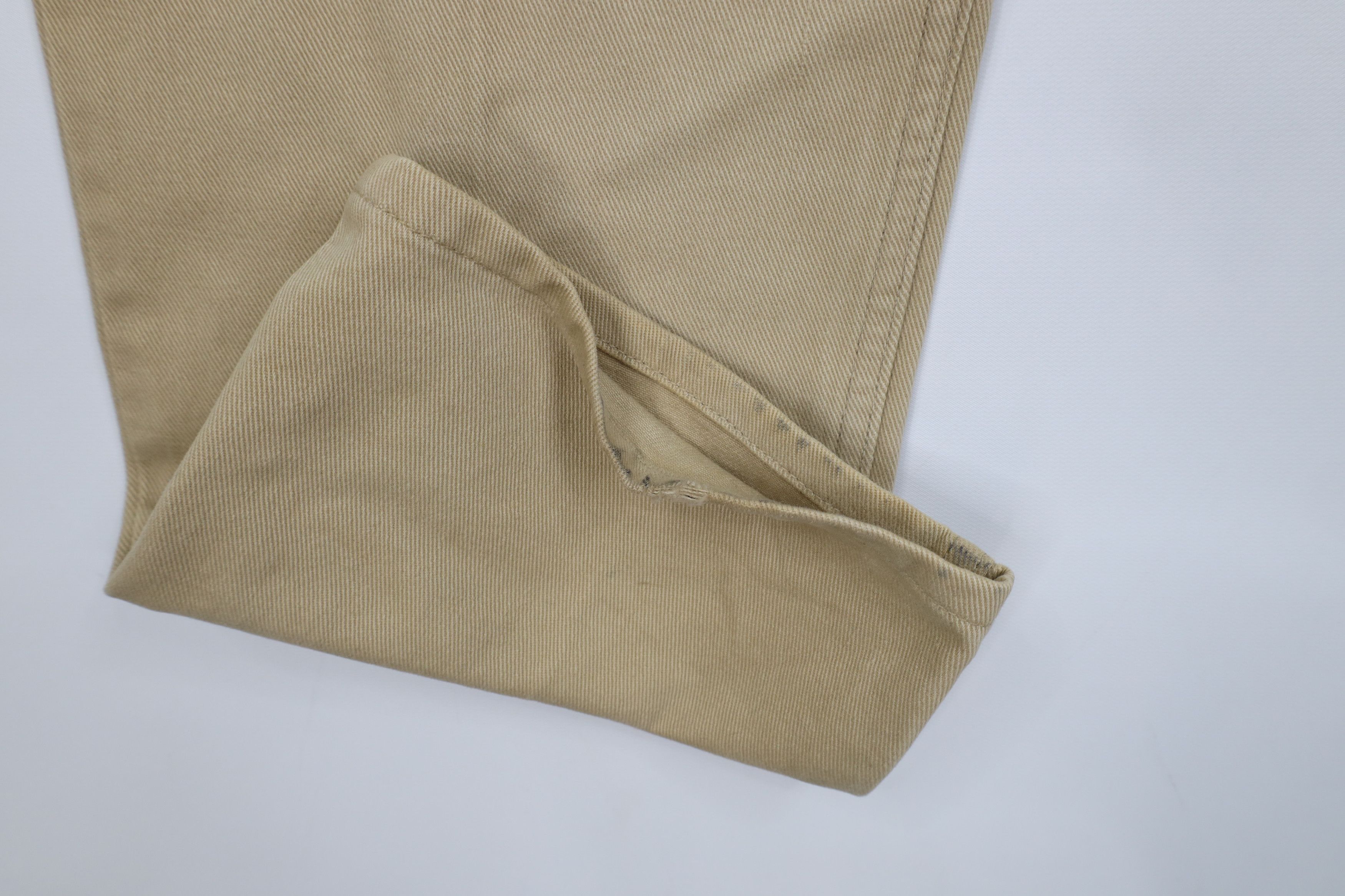 Guess Vintage 90s Guess Relaxed Fit Tapered Leg Jeans Beige Size US 36 / EU 52 - 6 Thumbnail