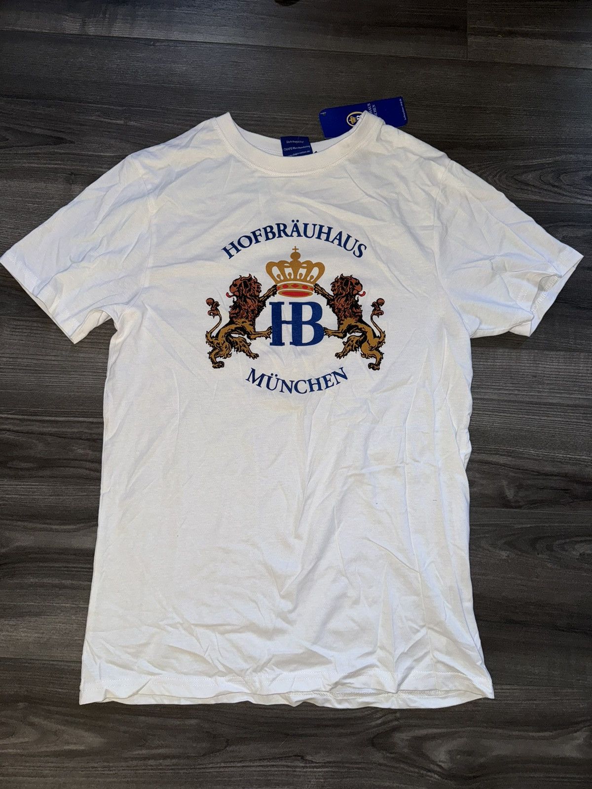 image of Avant Garde Hofbräuhaus In München Tee in White, Men's (Size Small)